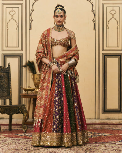 Chitrangi Multicolour Lehenga Set