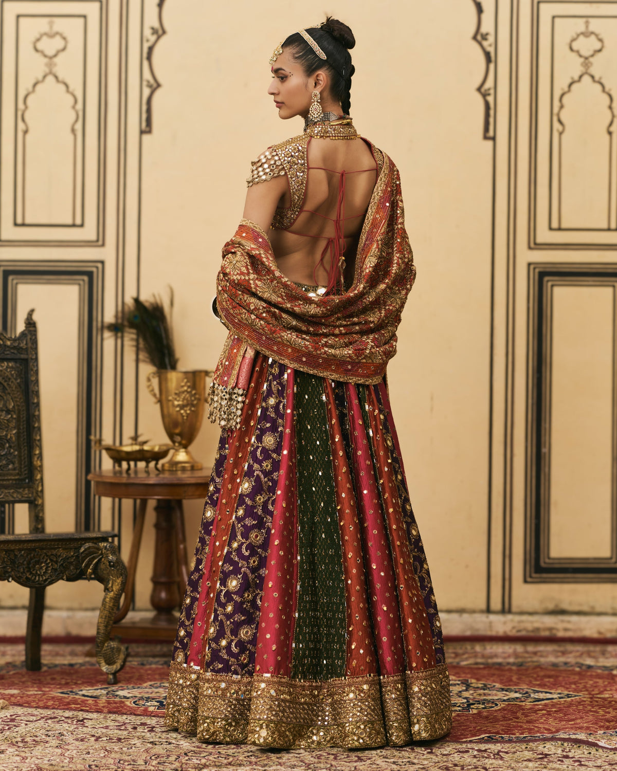 Chitrangi Multicolour Lehenga Set