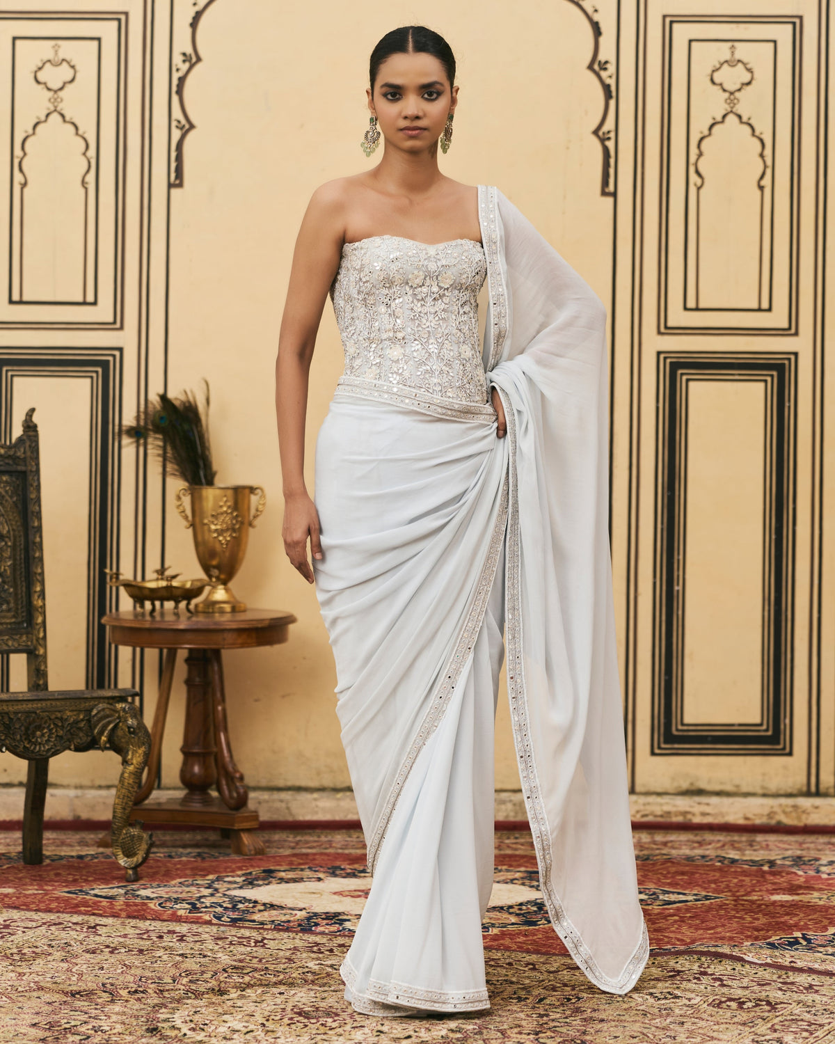 Falsai Corset Sari Set