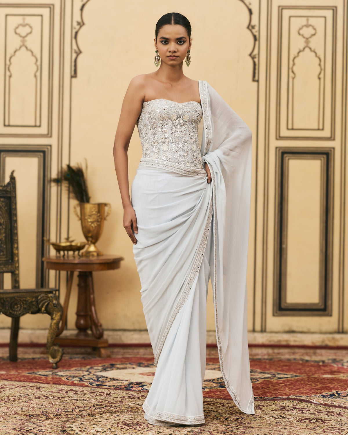 Falsai Corset Sari Set