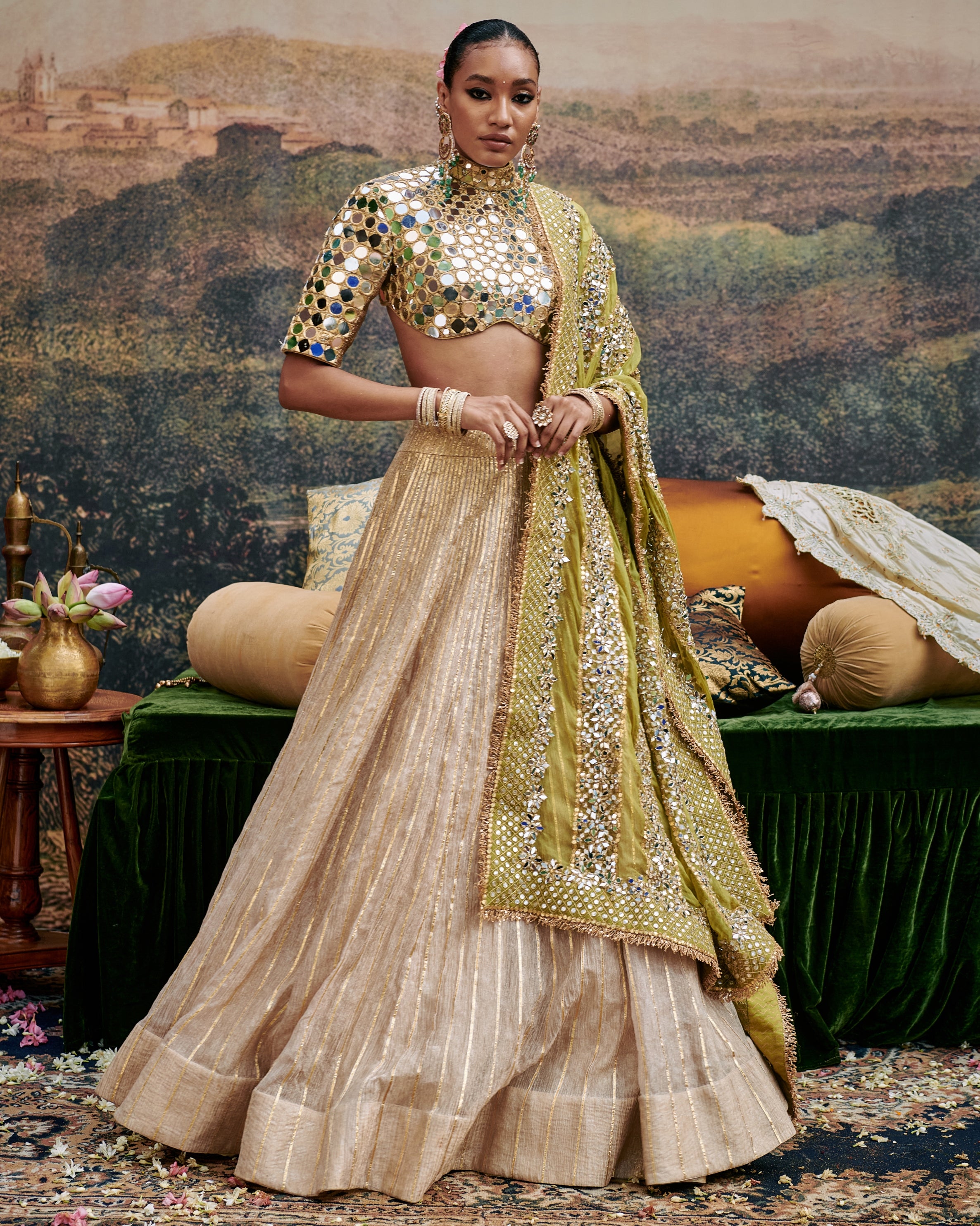 Sheesh Saanjh Lehenga Set