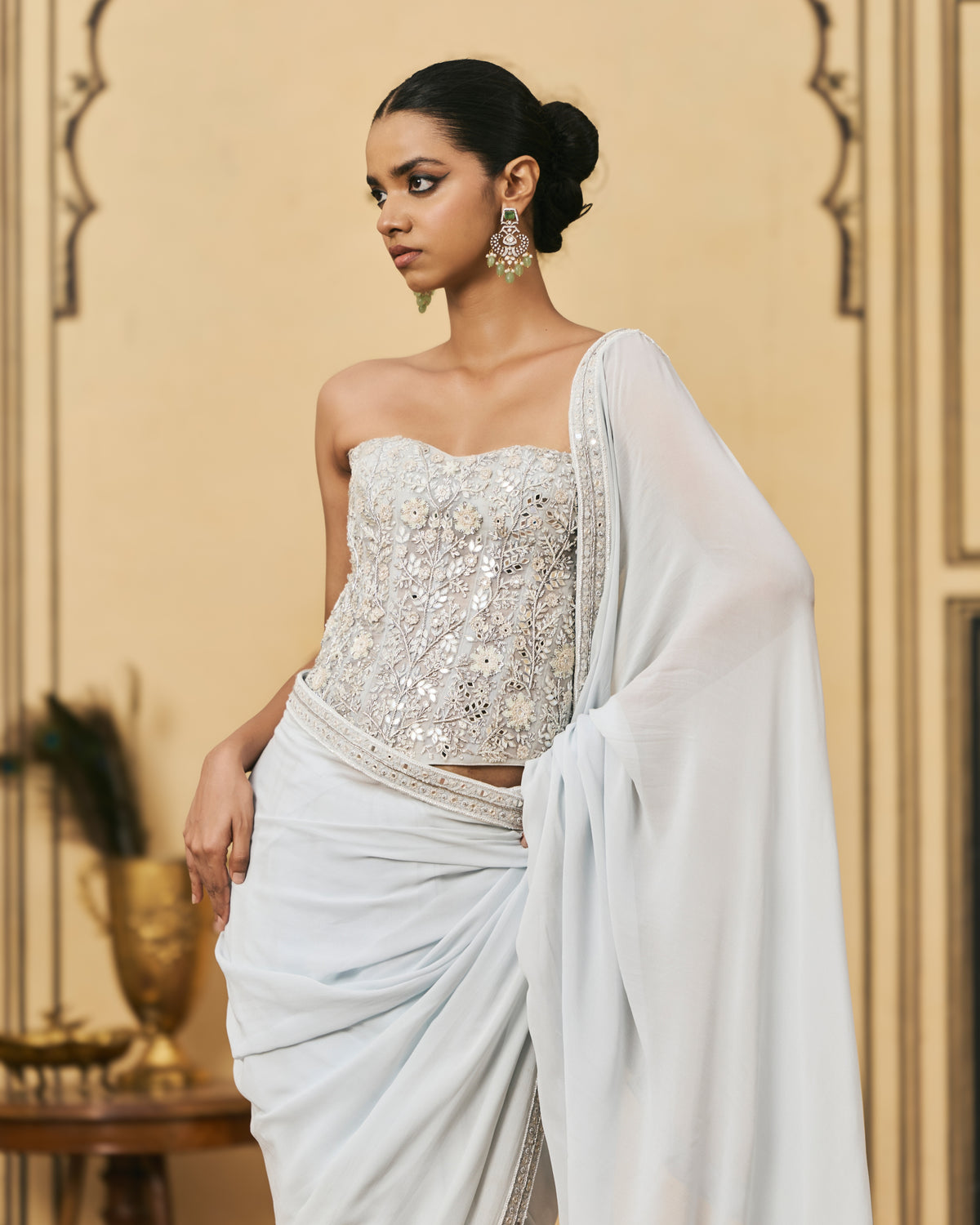 Falsai Corset Sari Set