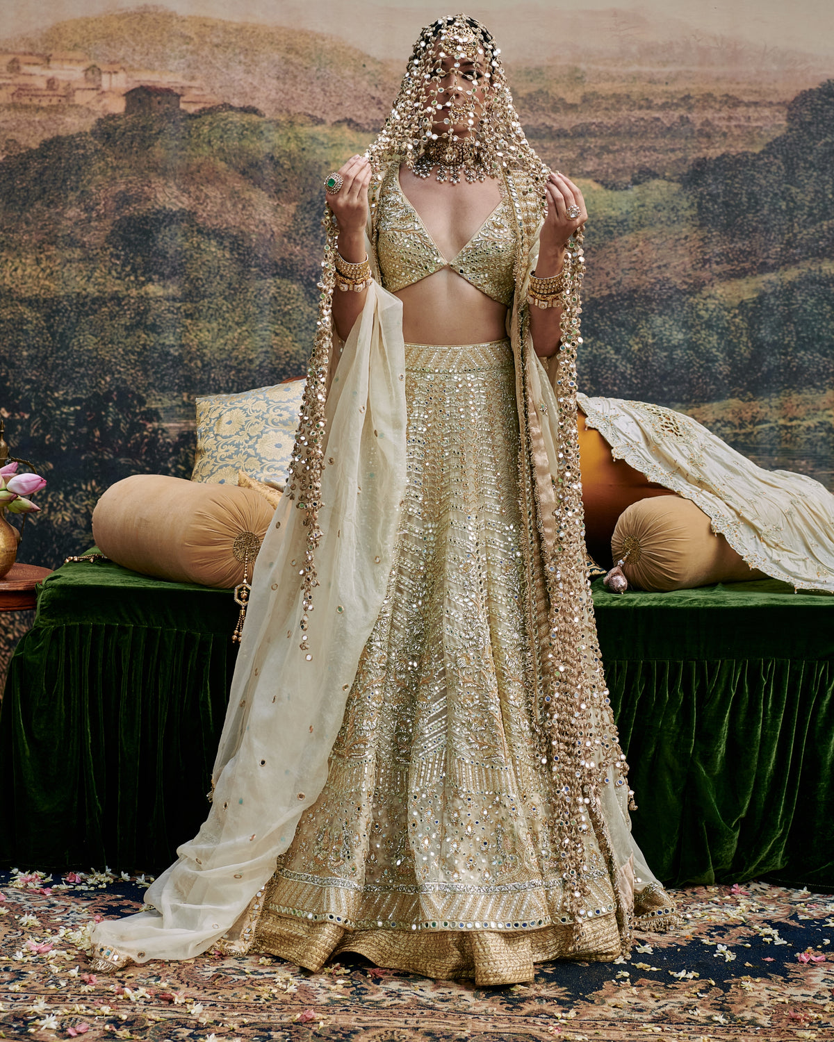 Shvet Afsana Lehenga Set