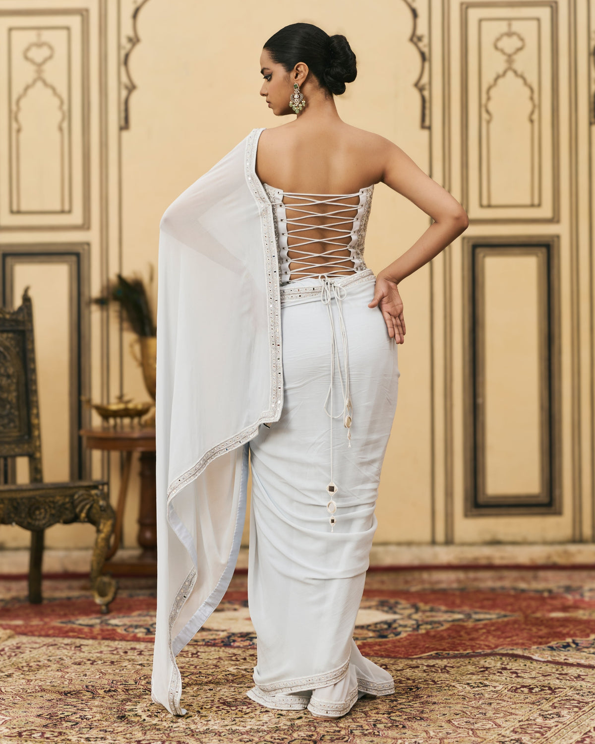 Falsai Corset Sari Set
