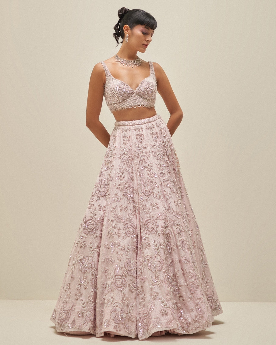 Rose Reverie Lehenga Set