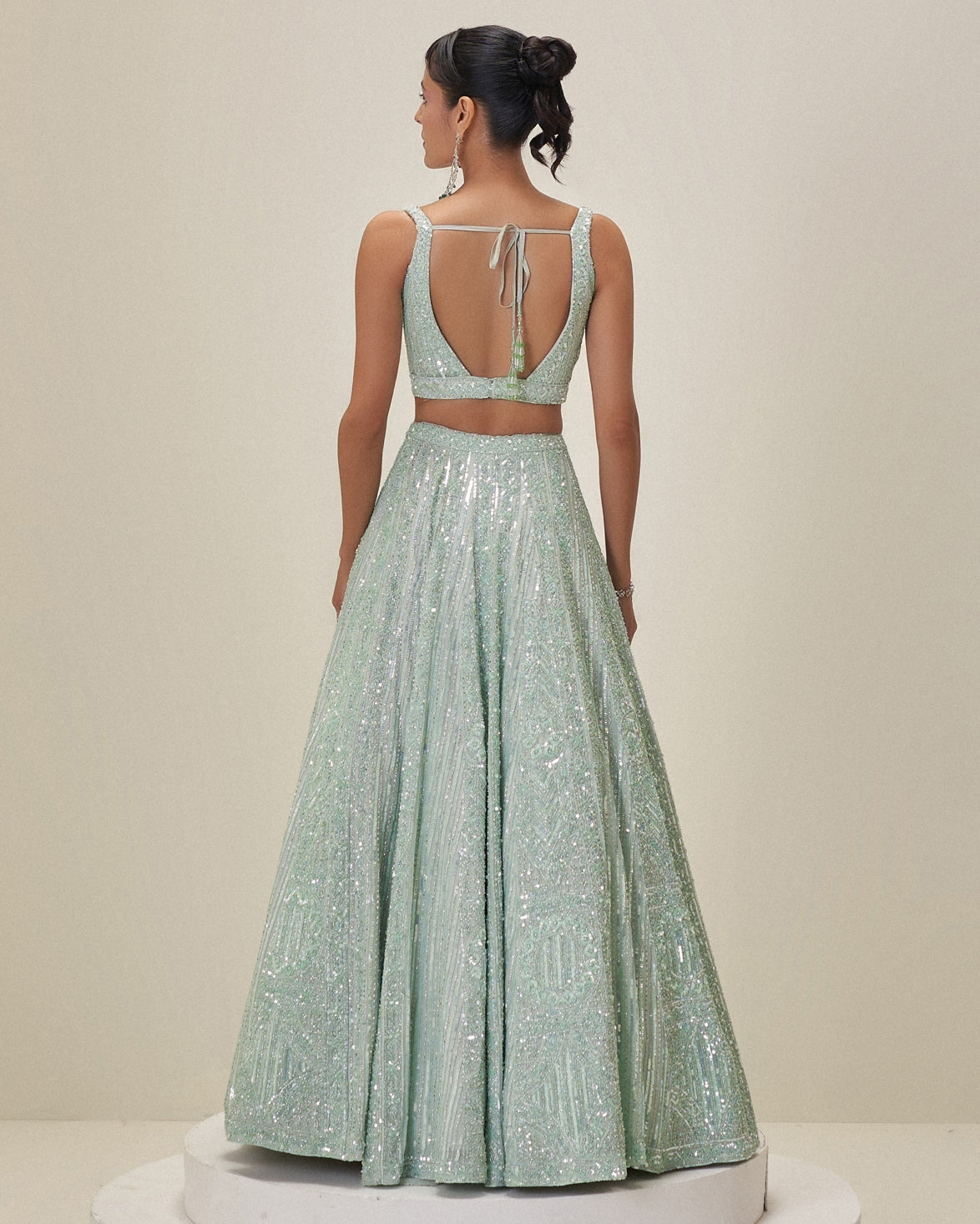 Celestial Mint Lehenga Set