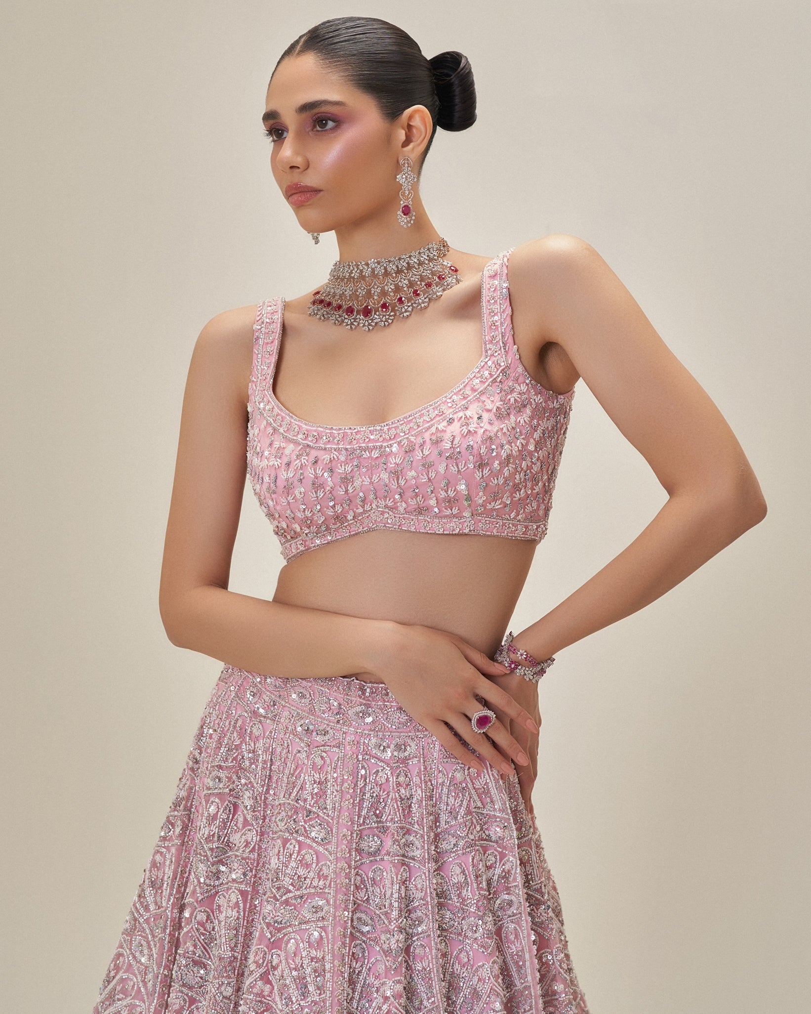 Blush Reverie Lehenga Set