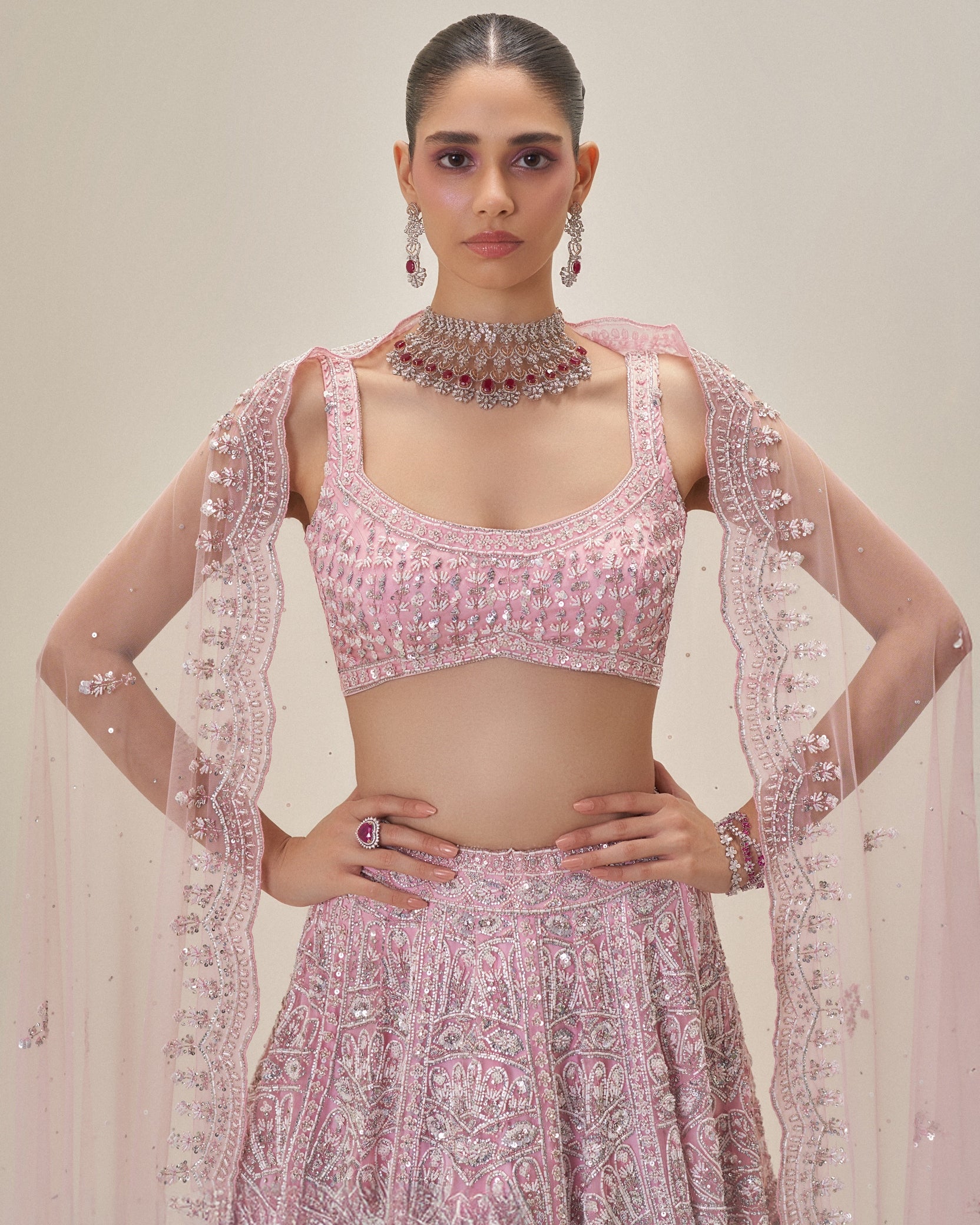 Blush Reverie Lehenga Set
