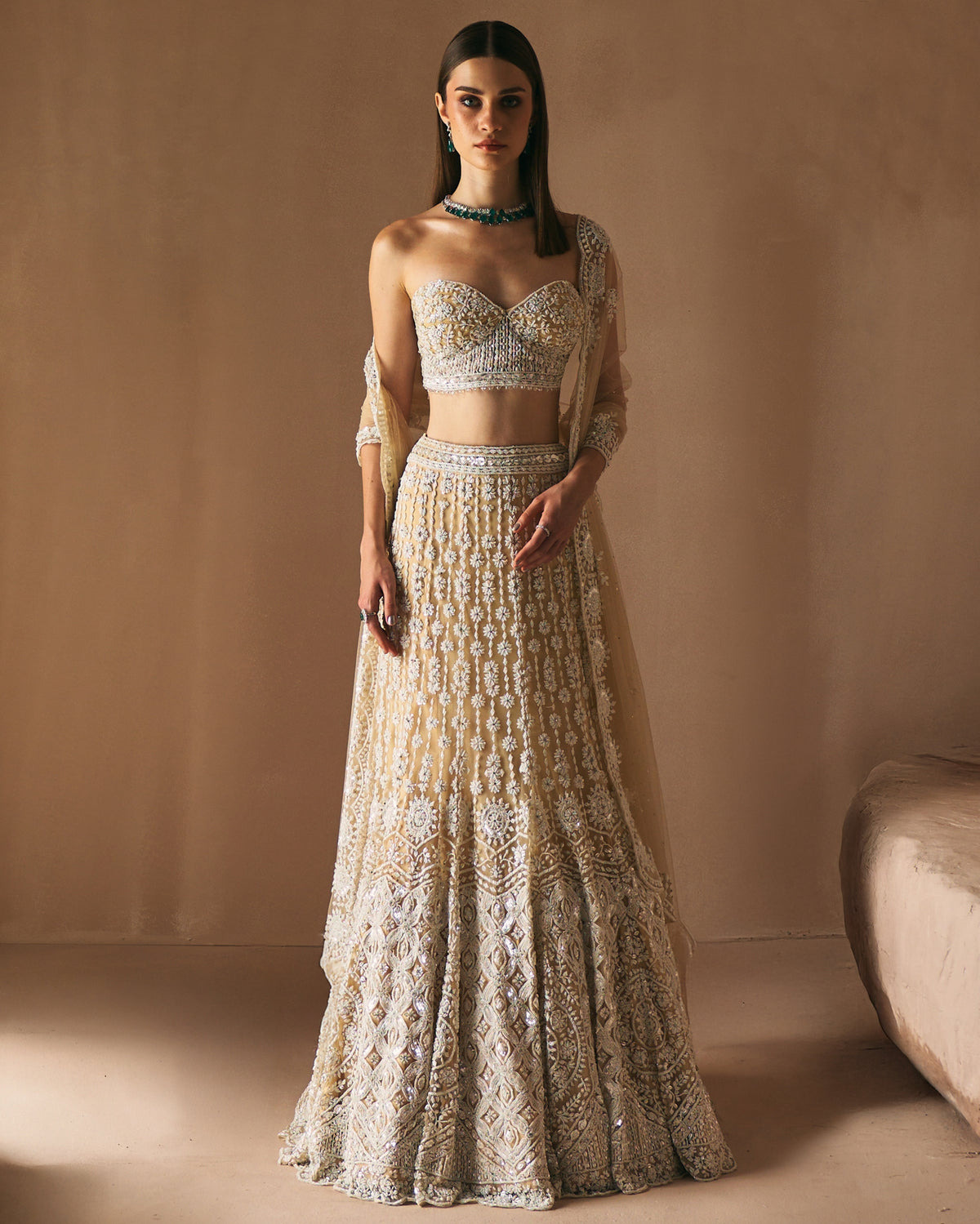 Ivory Celestial Lehenga Set