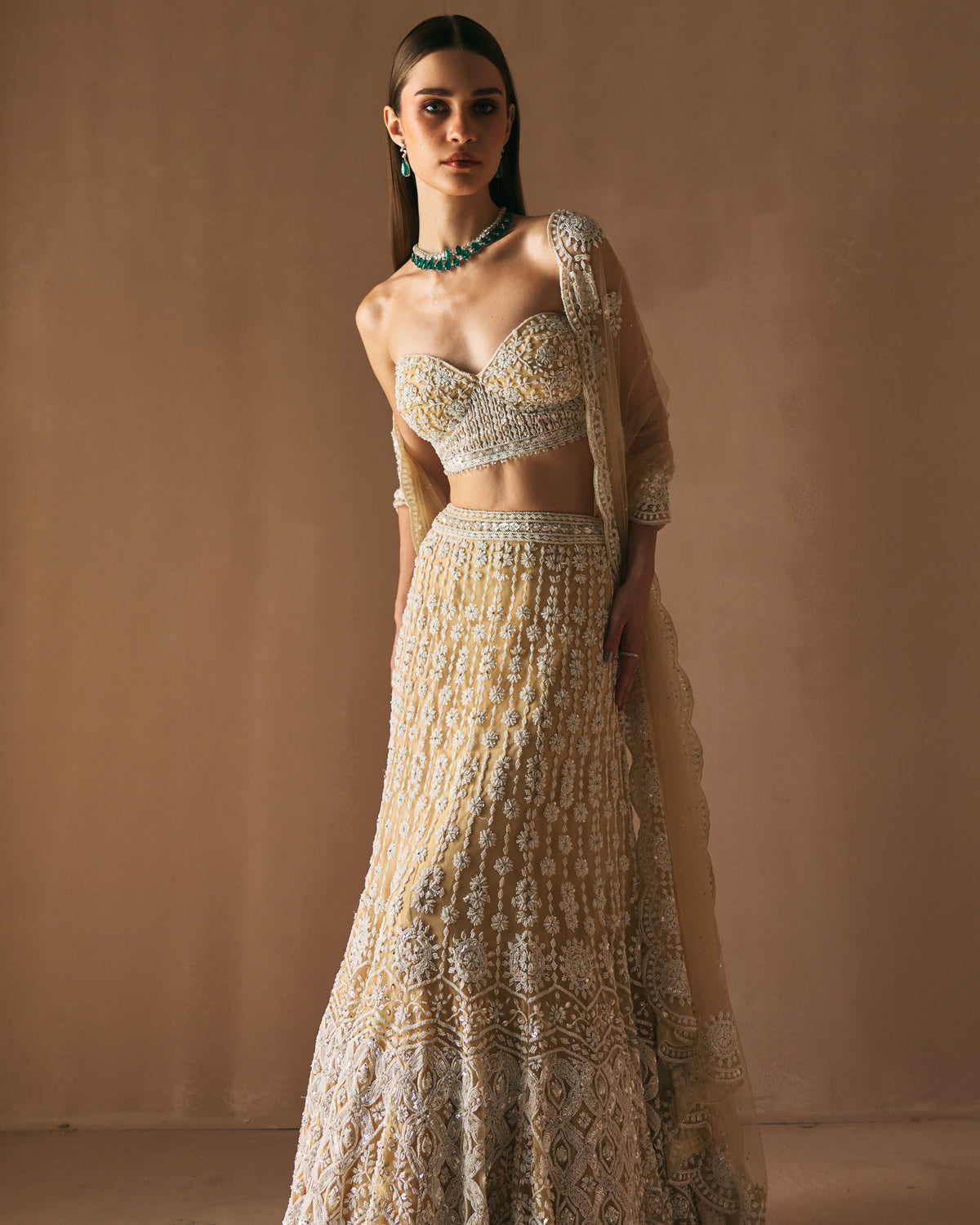 Ivory Celestial Lehenga Set