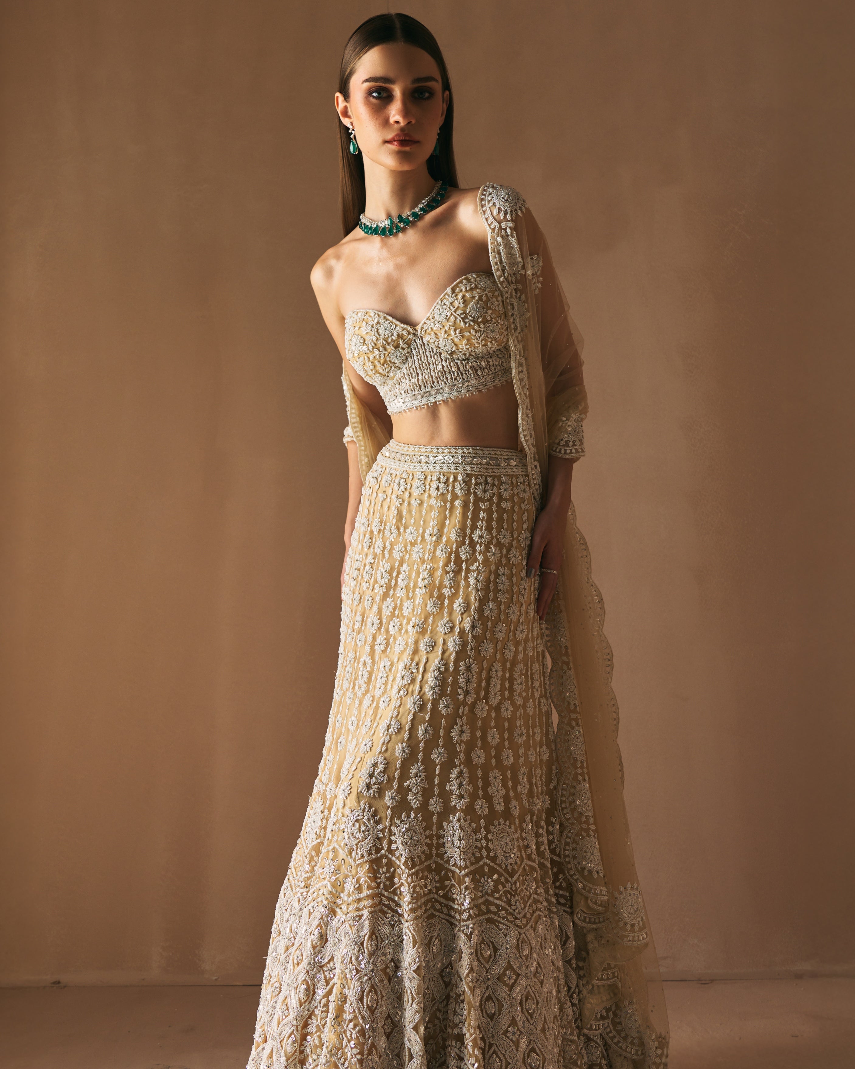 Ivory Celestial Lehenga Set