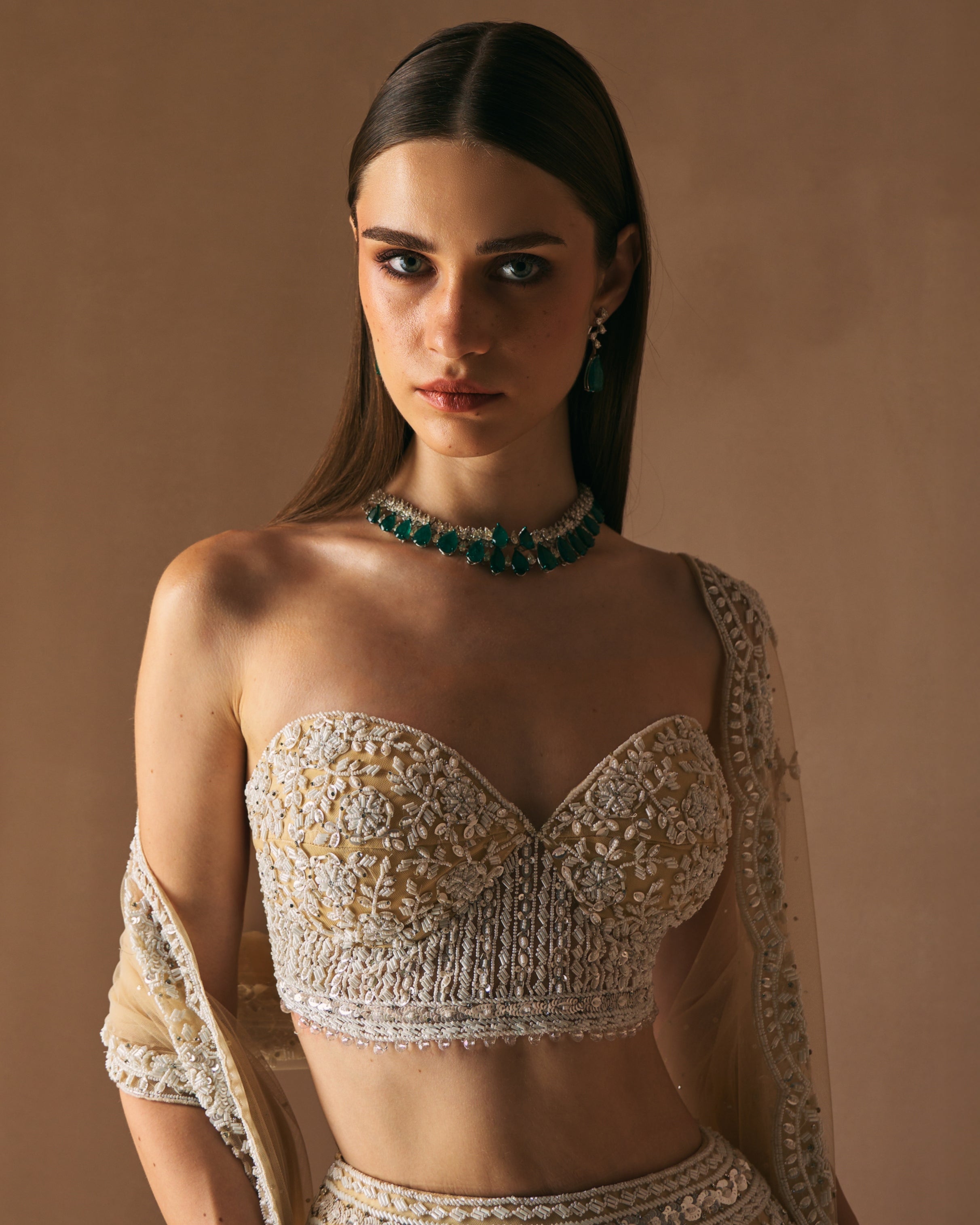 Ivory Celestial Lehenga Set