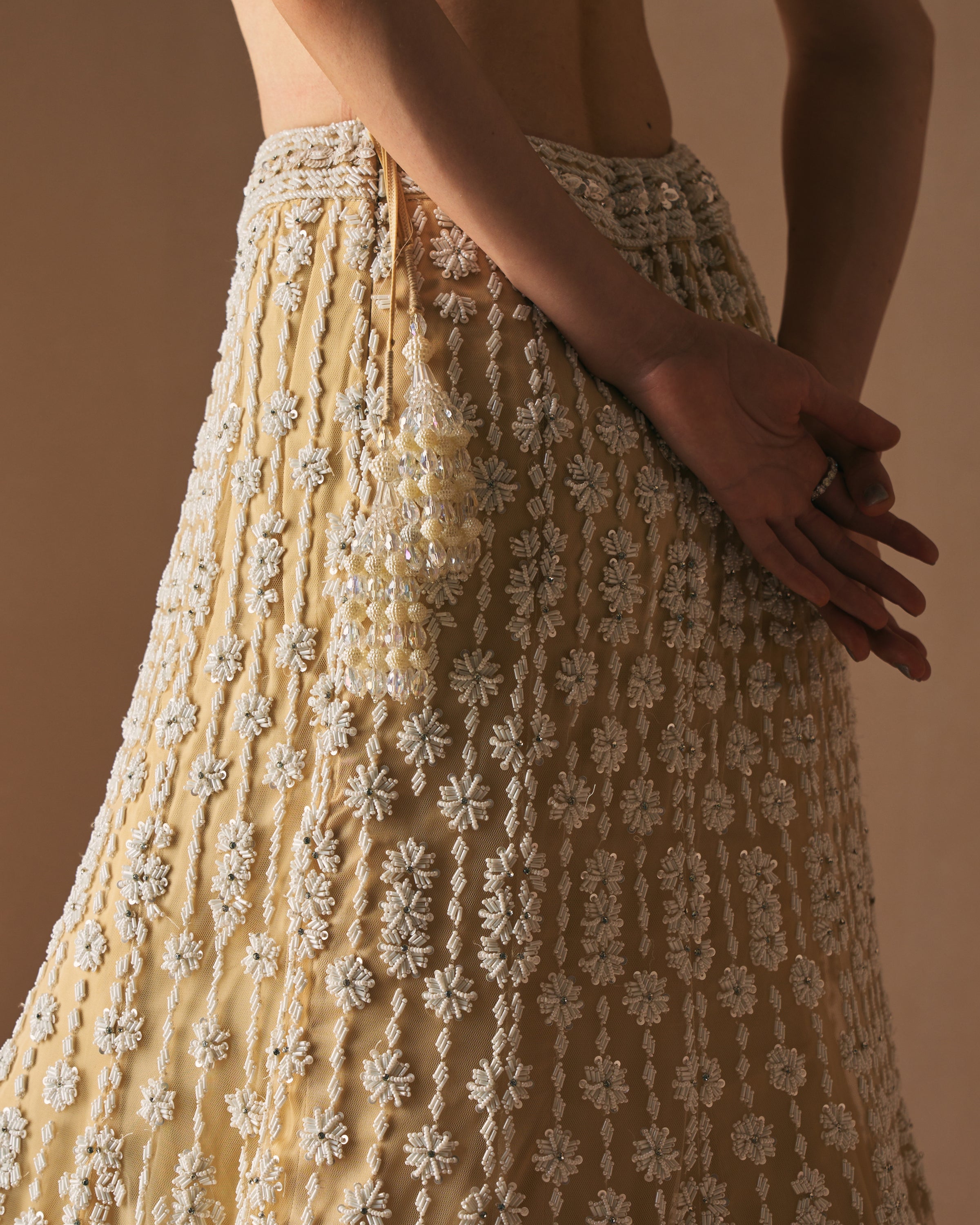 Ivory Celestial Lehenga Set