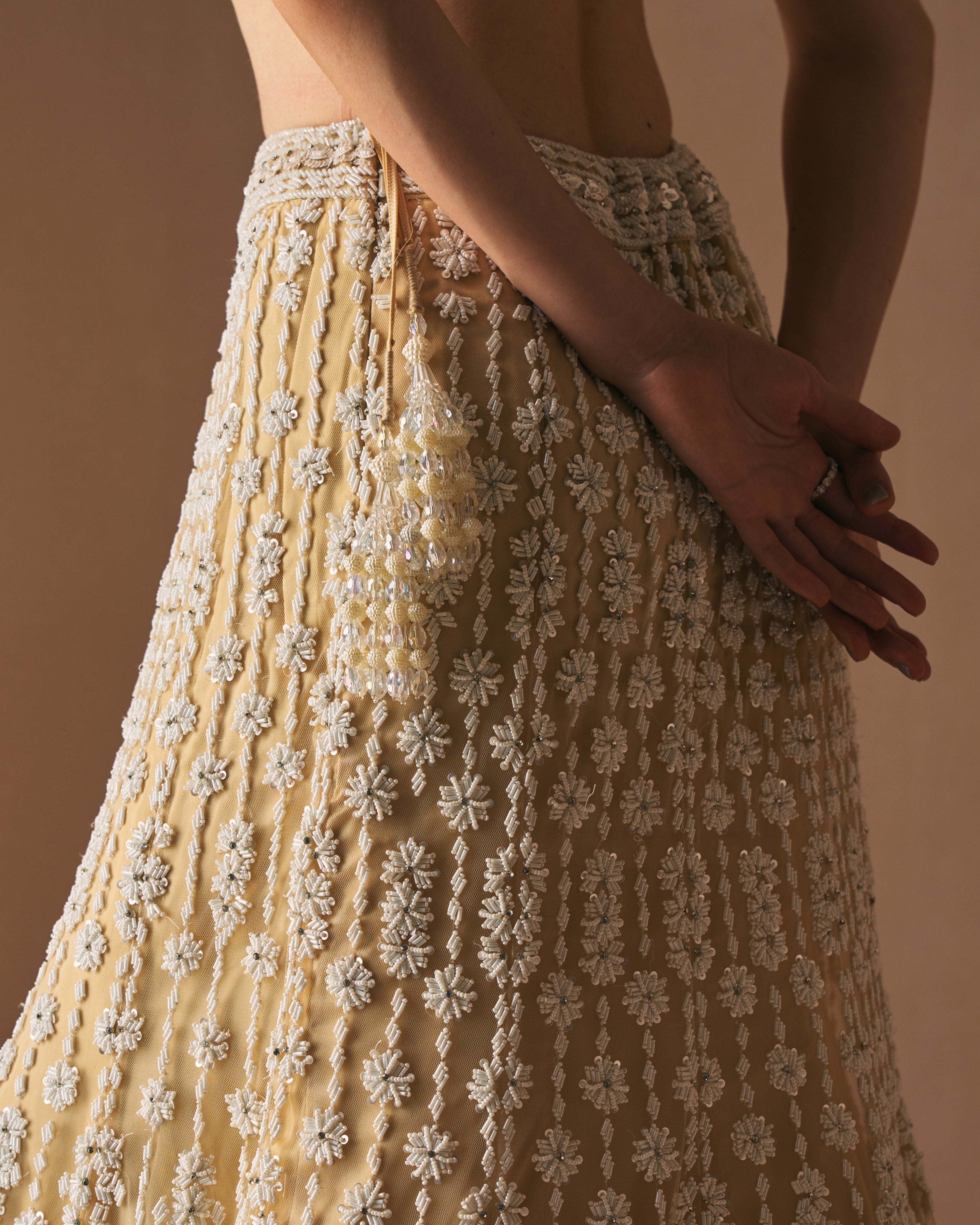 Ivory Celestial Lehenga Set