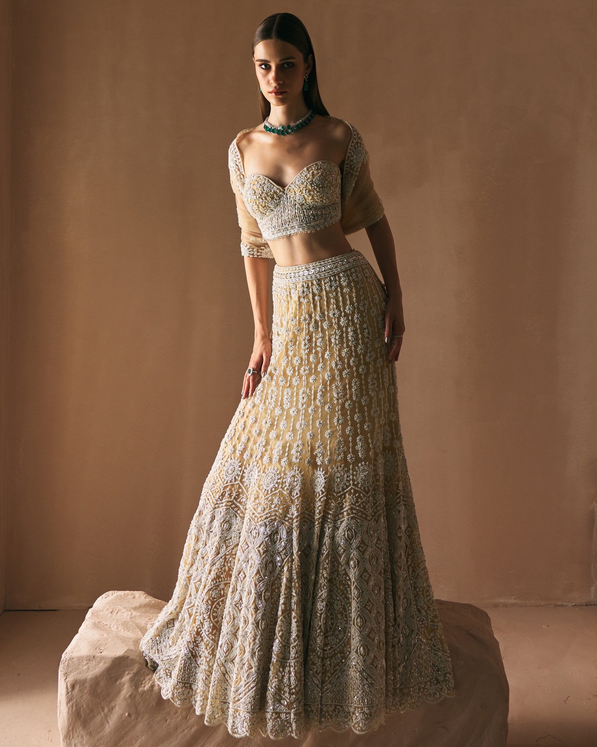 Ivory Celestial Lehenga Set