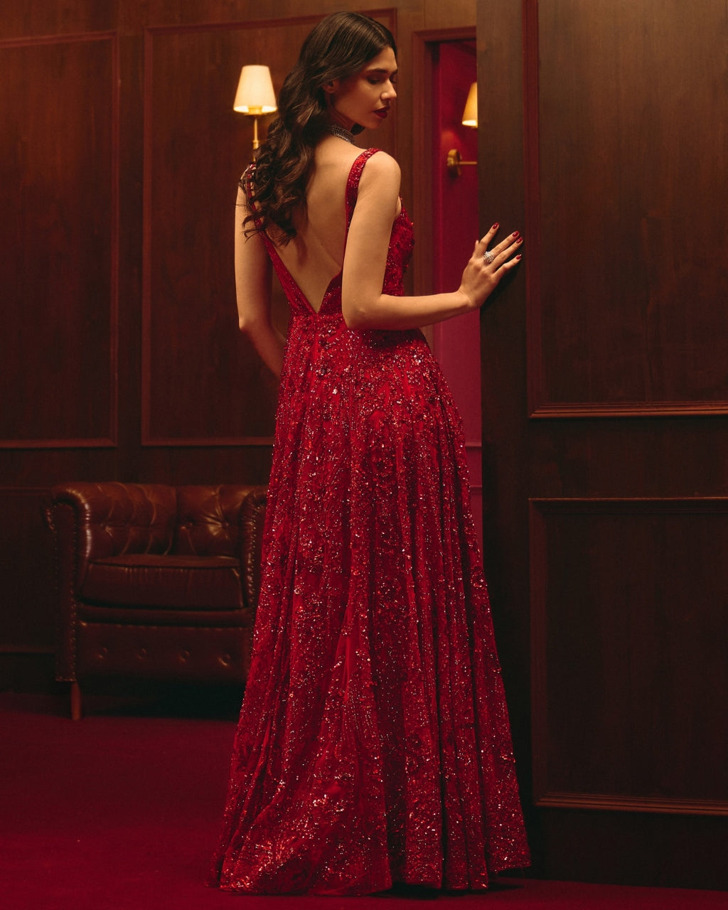 The Scarlet Edict Gown