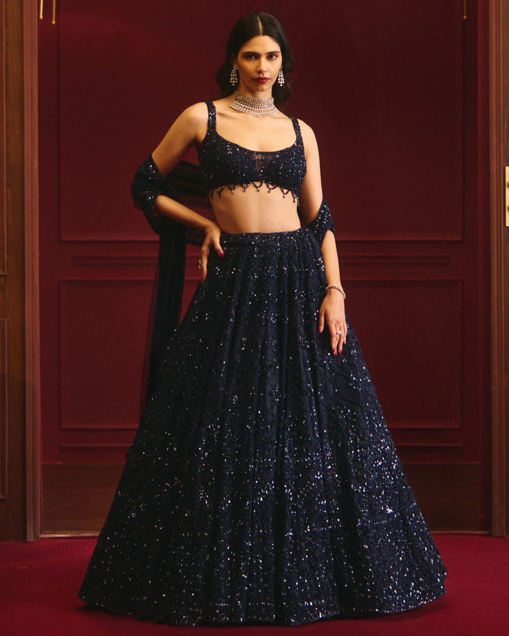 Celestial Regency Lehenga Set