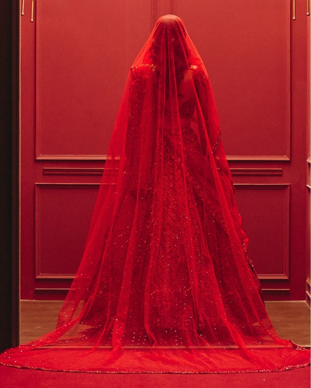 The Royal Ember Lehenga Set