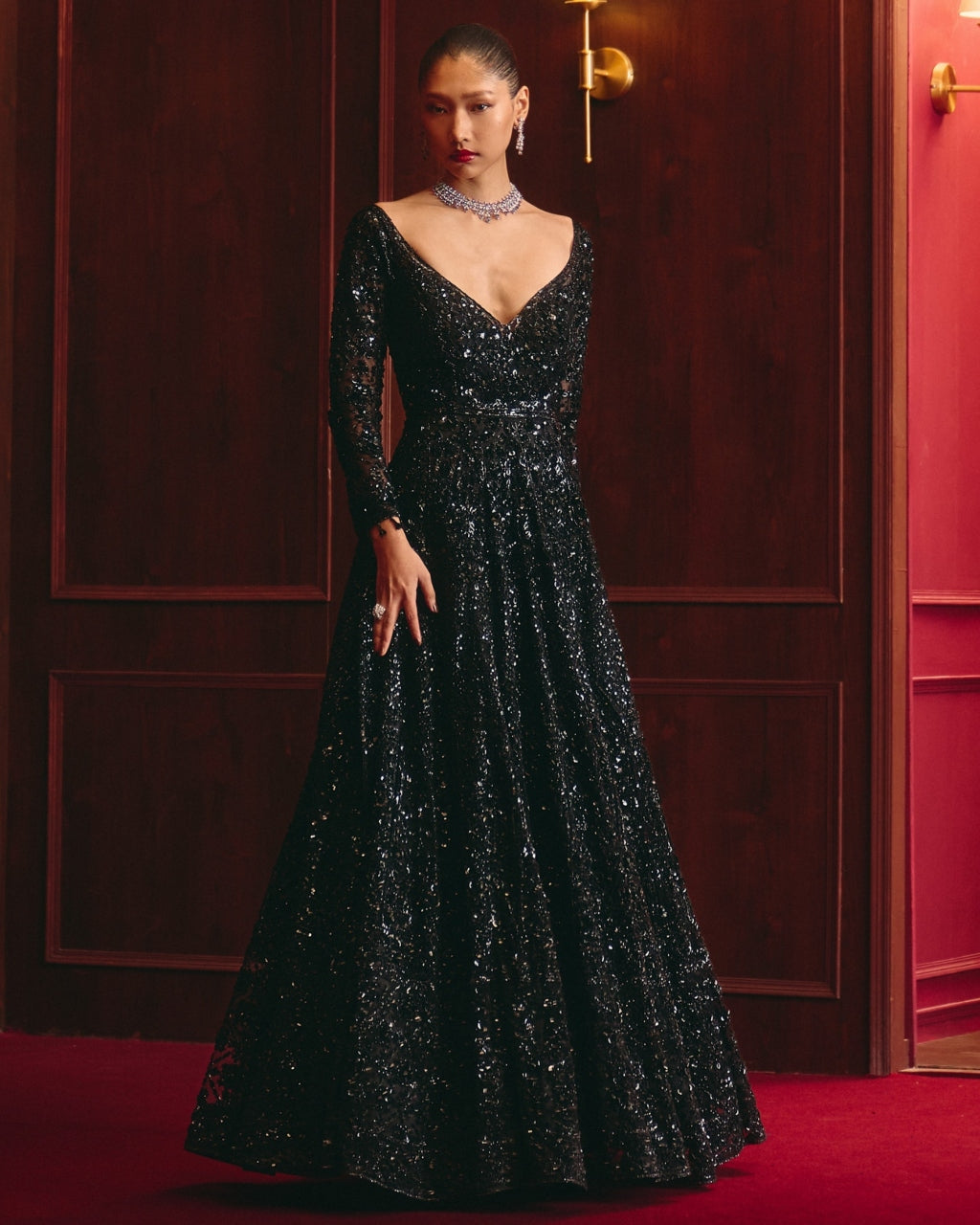 The Onyx Verdict Gown