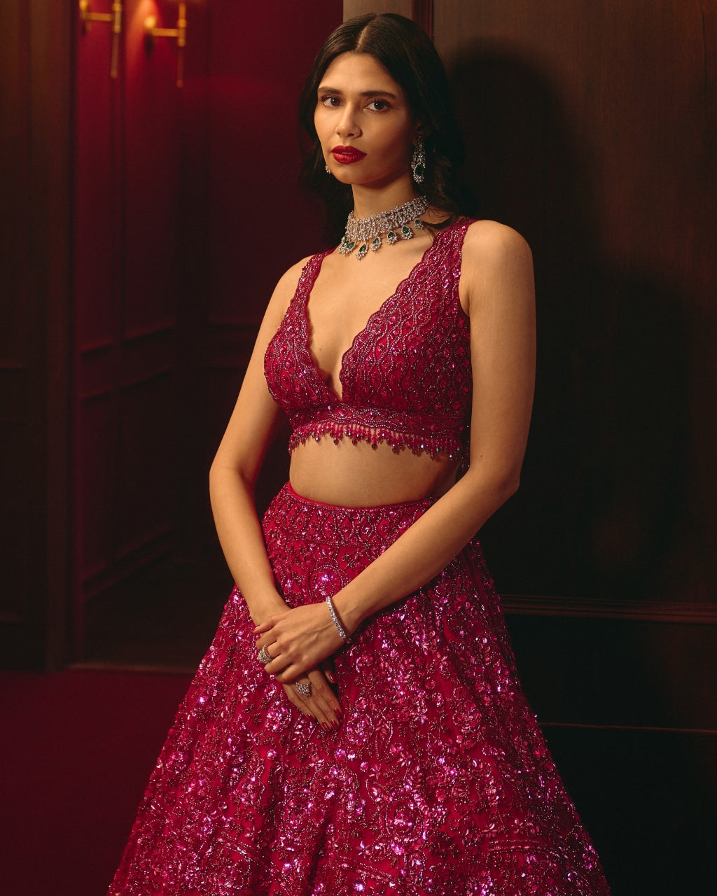 Rosé Imperium Lehenga Set