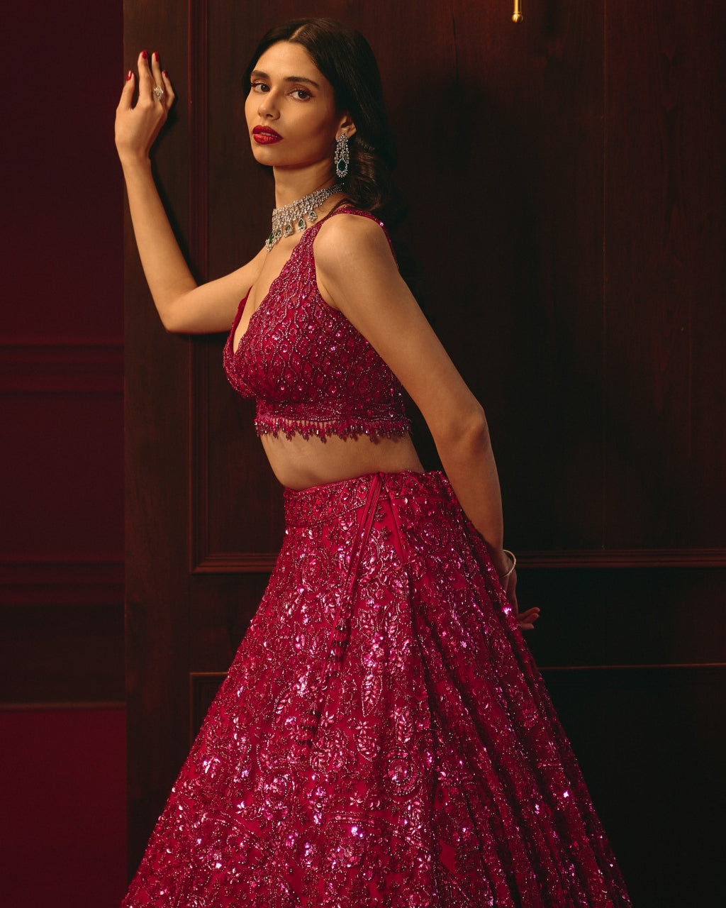Rosé Imperium Lehenga Set