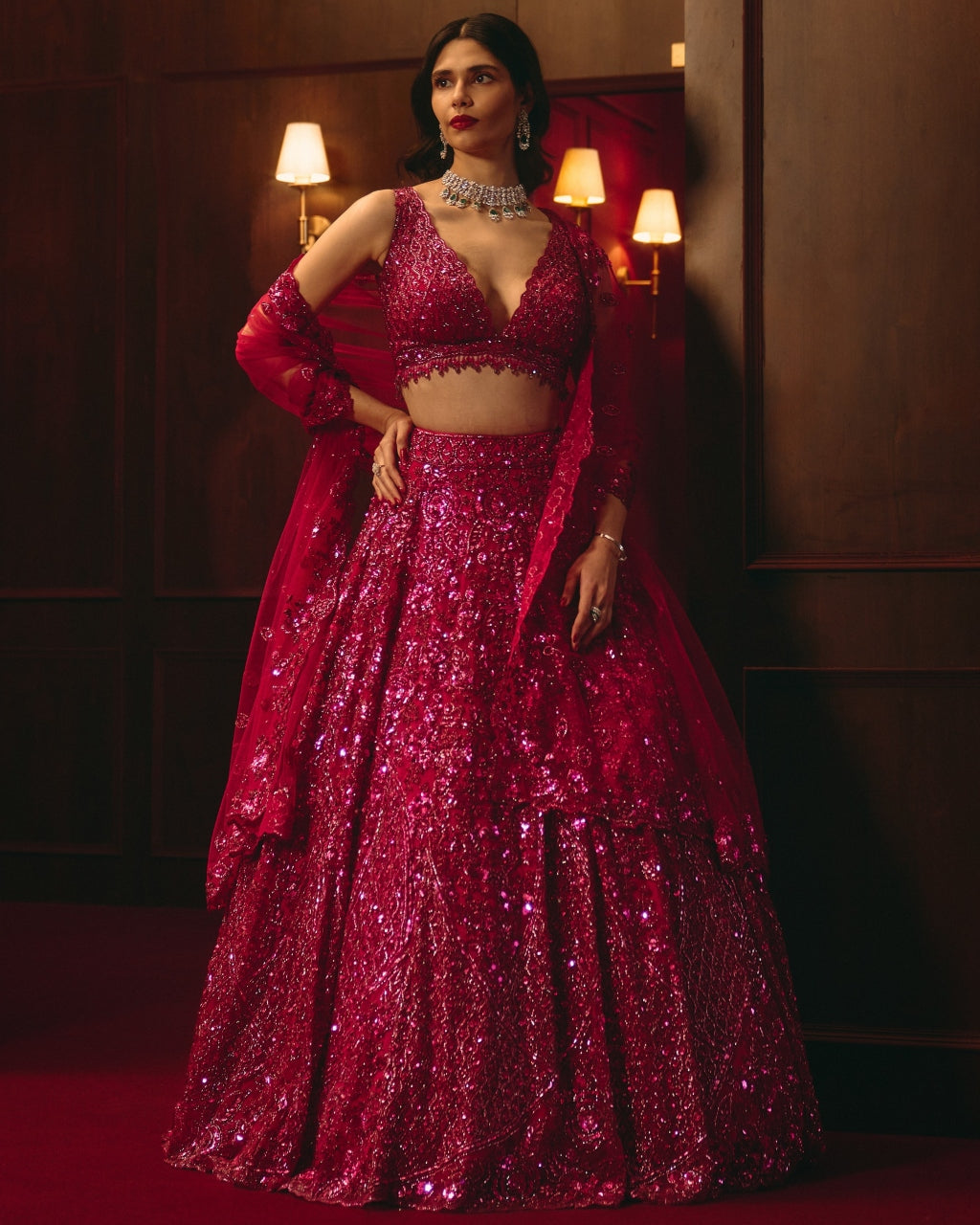 Rosé Imperium Lehenga Set