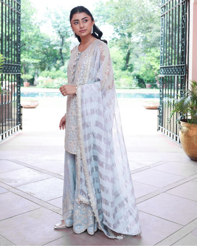 Ice Blue Elena Sharara Set