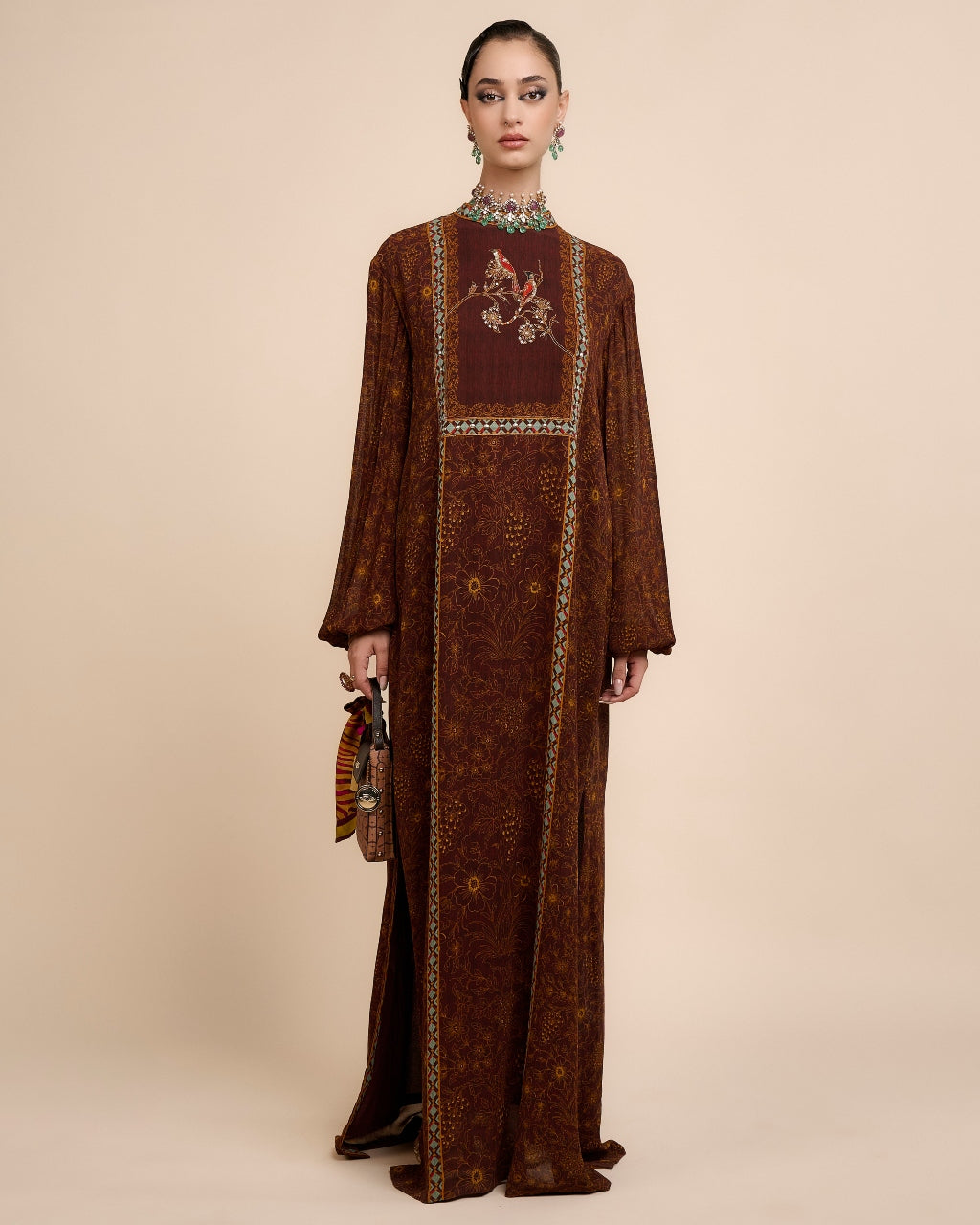 Mocha Brown Kaftan