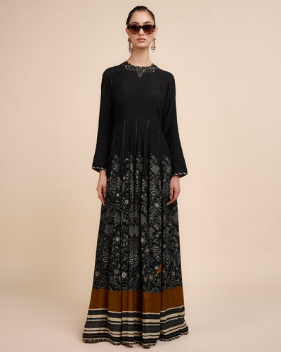 Noir - Ochre Anarkali
