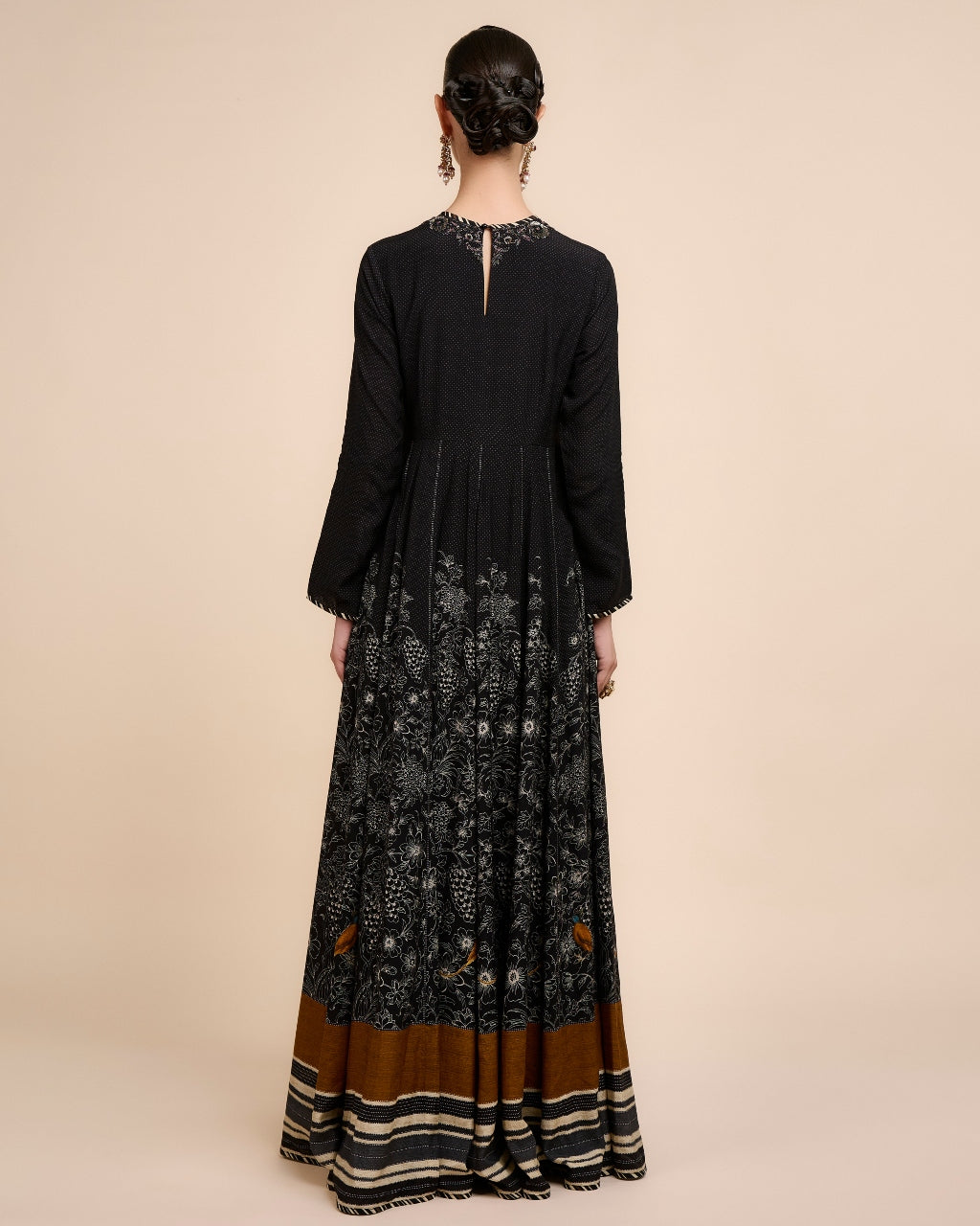 Noir - Ochre Anarkali
