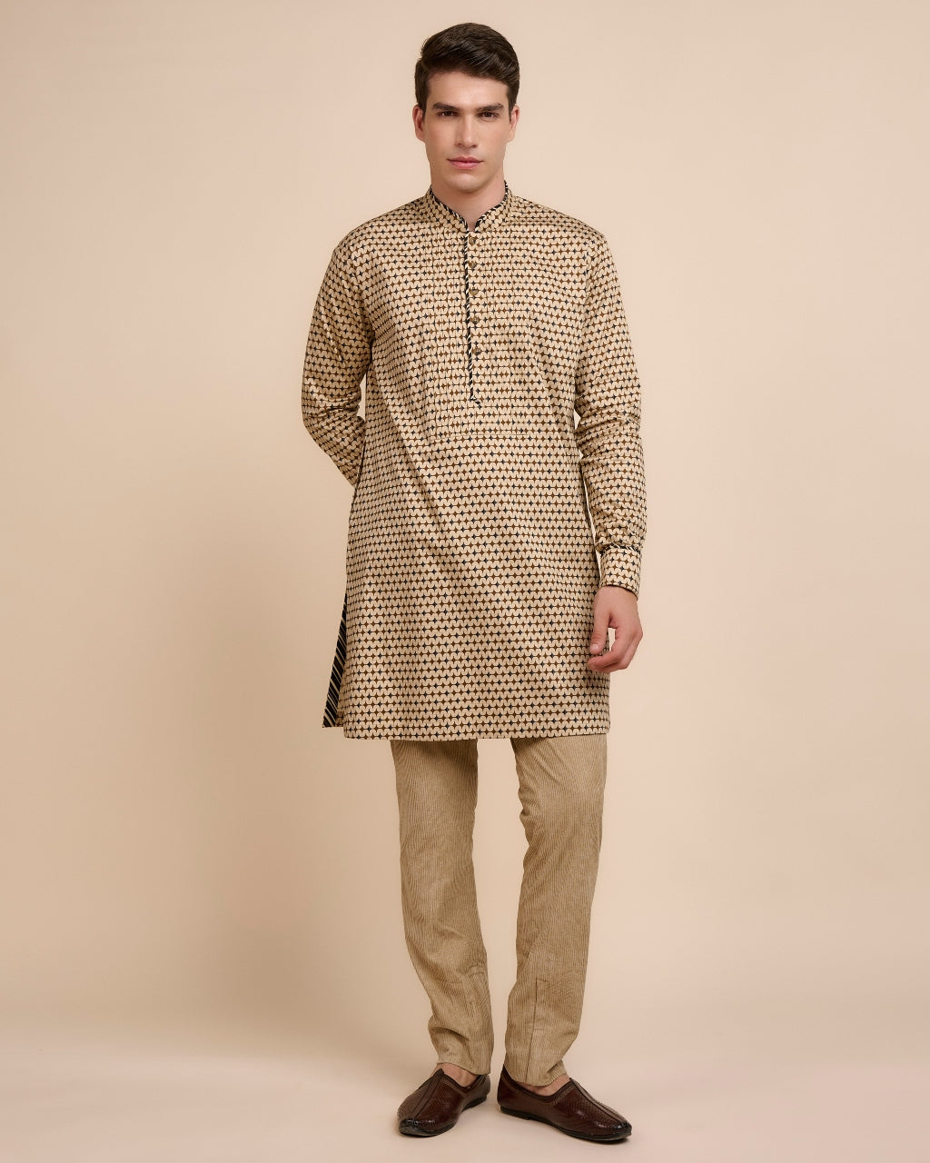 Multicoloured Printed Kurta Set