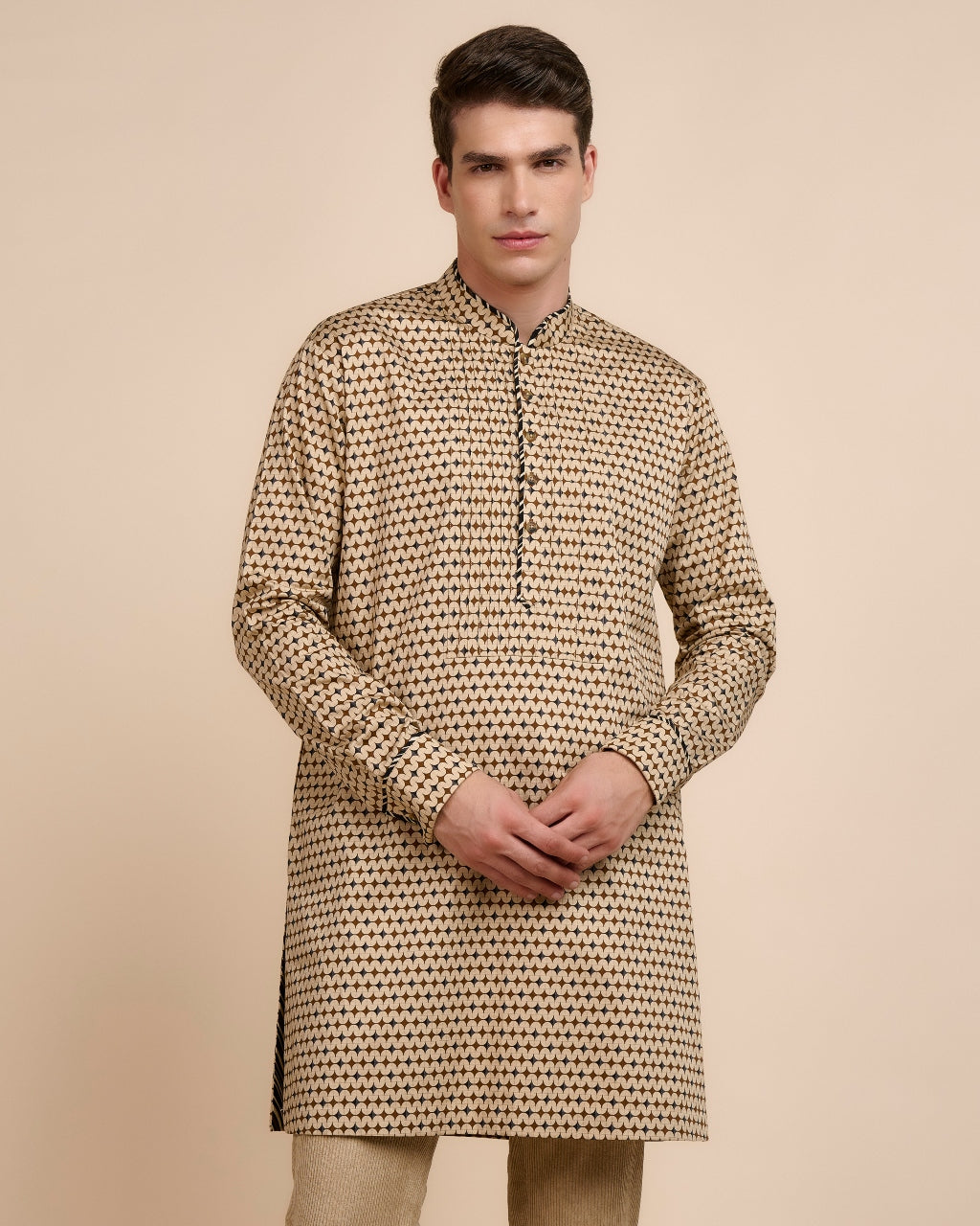 Multicoloured Printed Kurta Set