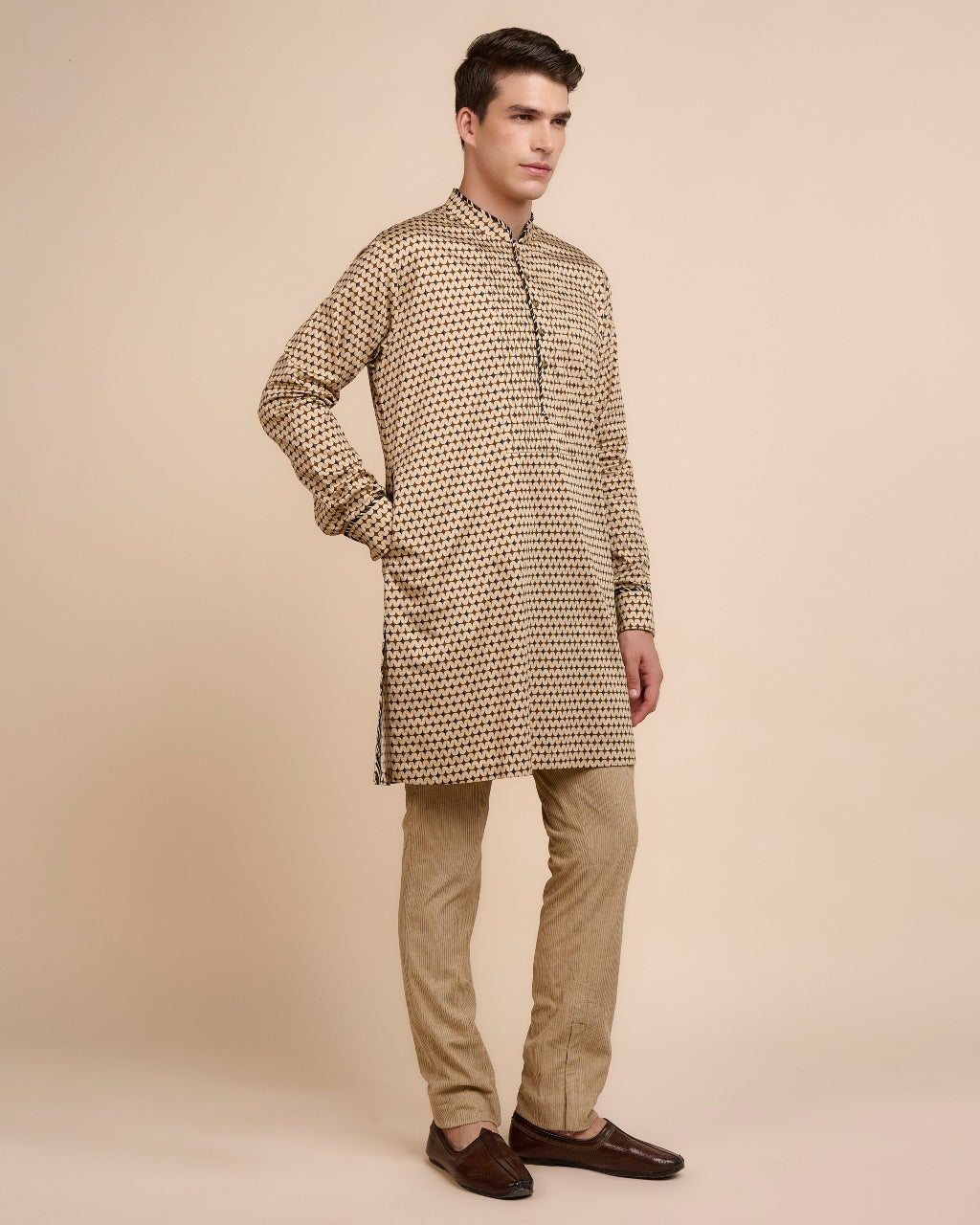 Multicoloured Printed Kurta Set