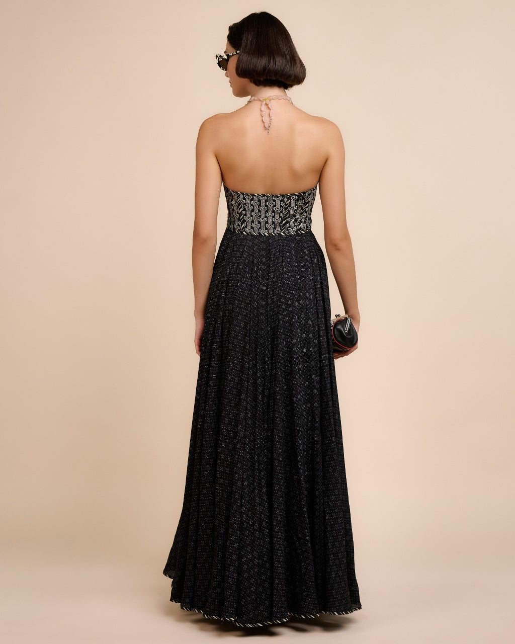 Noir Corset Maxi Dress