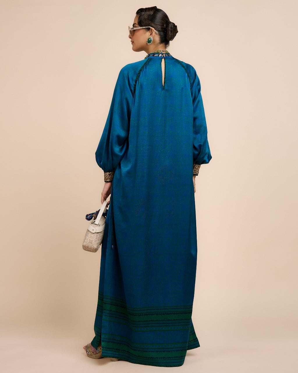 Cobalt Blue Kaftan