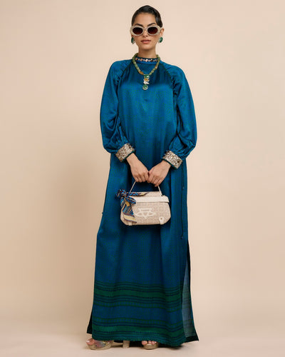 Cobalt Blue Kaftan