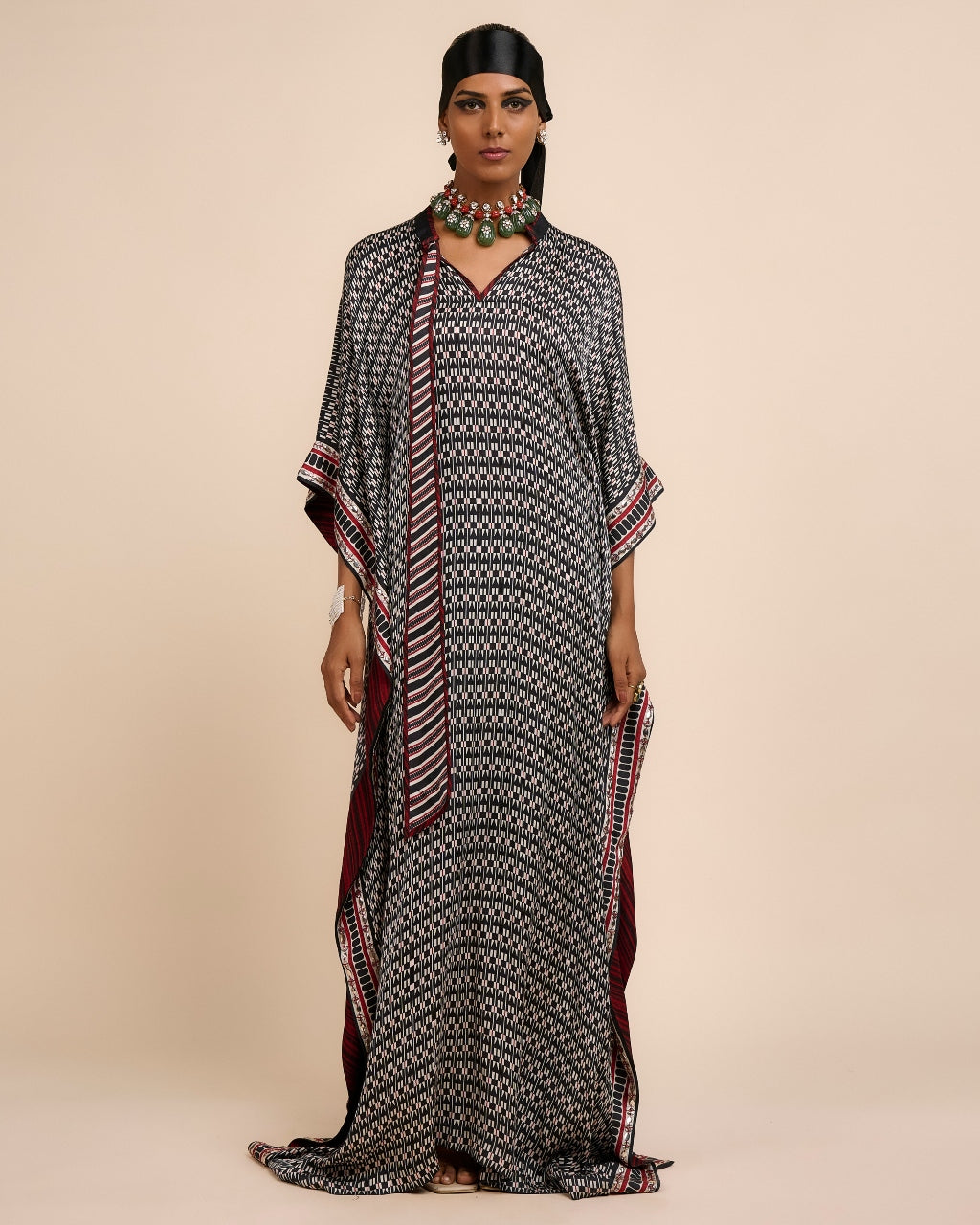Noir - Ivory Kaftan