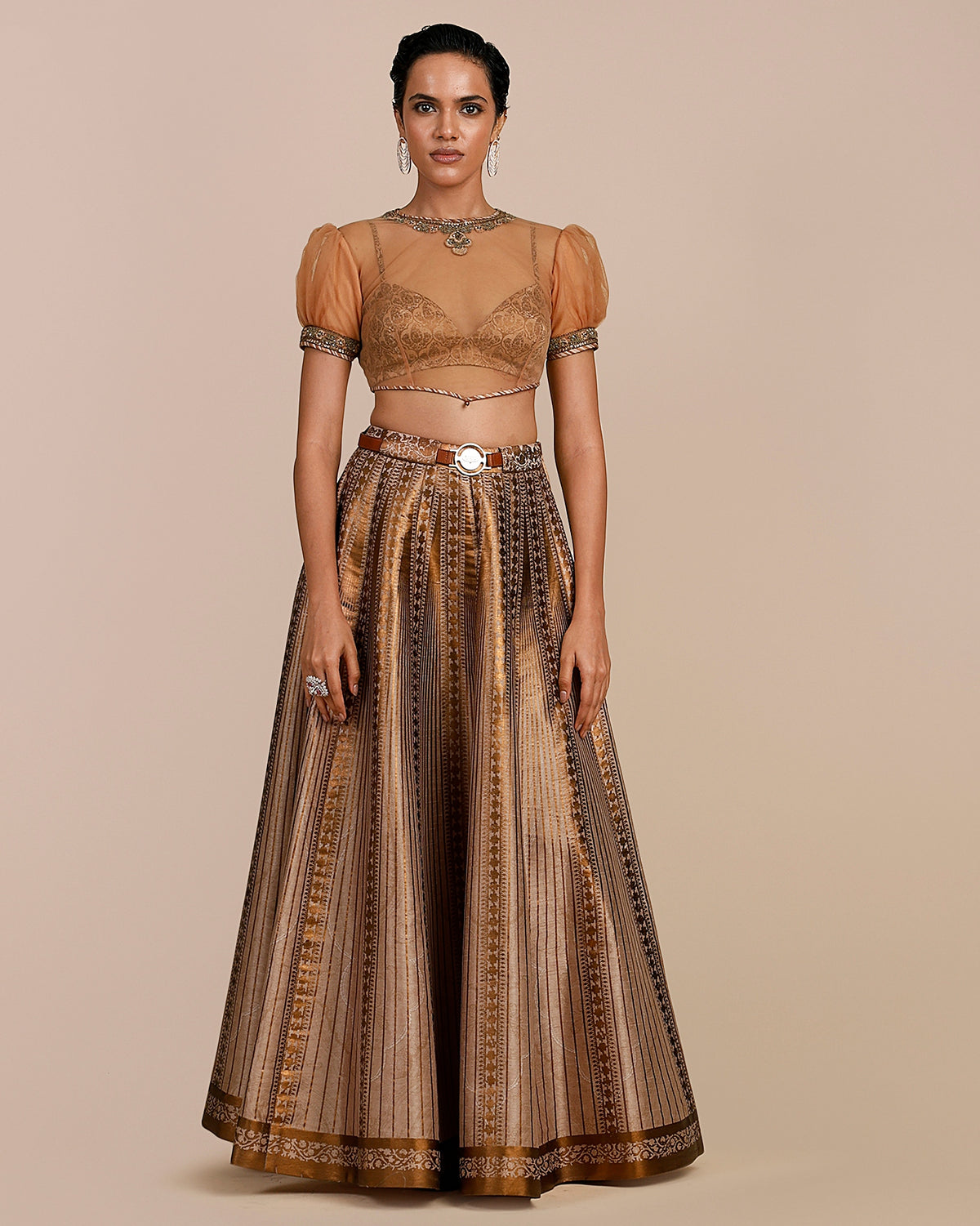 Blush Ivory Skirt Set