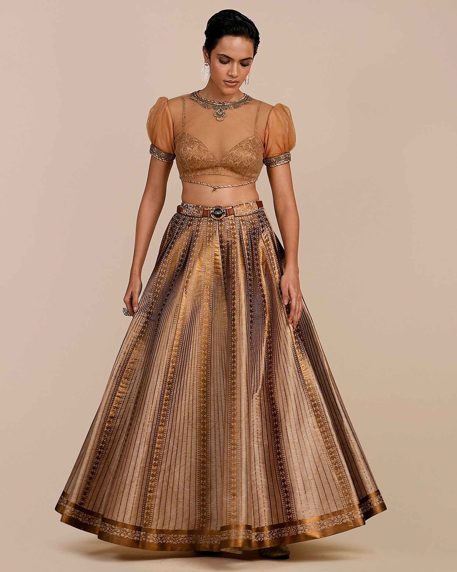 Blush Ivory Skirt Set