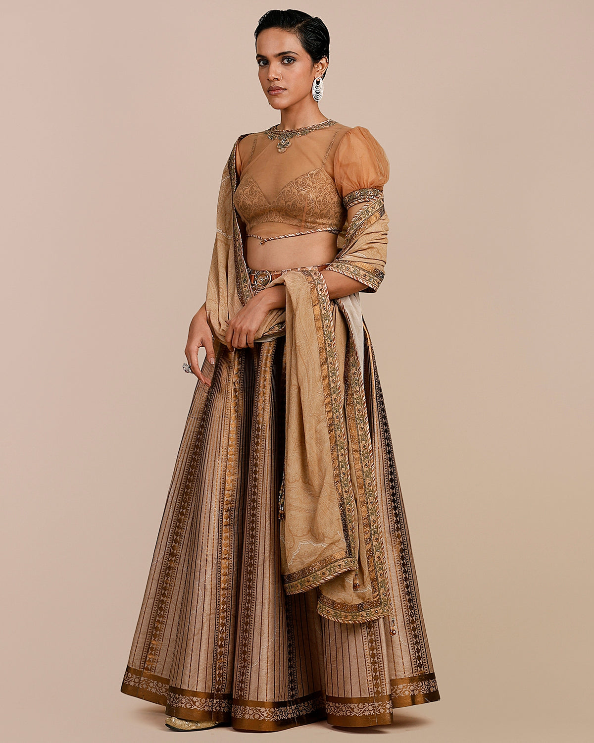 Blush Ivory Skirt Set