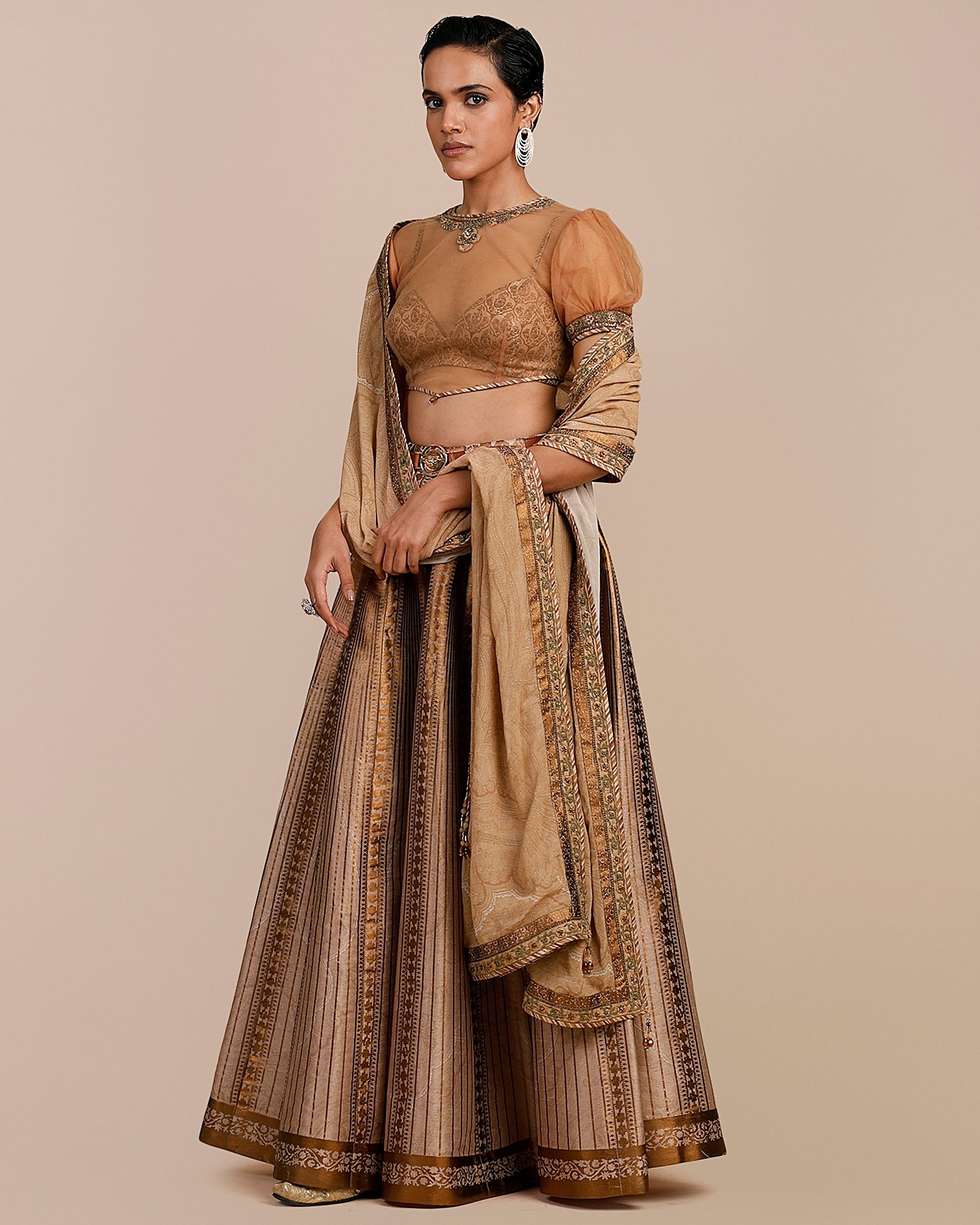 Blush Ivory Skirt Set