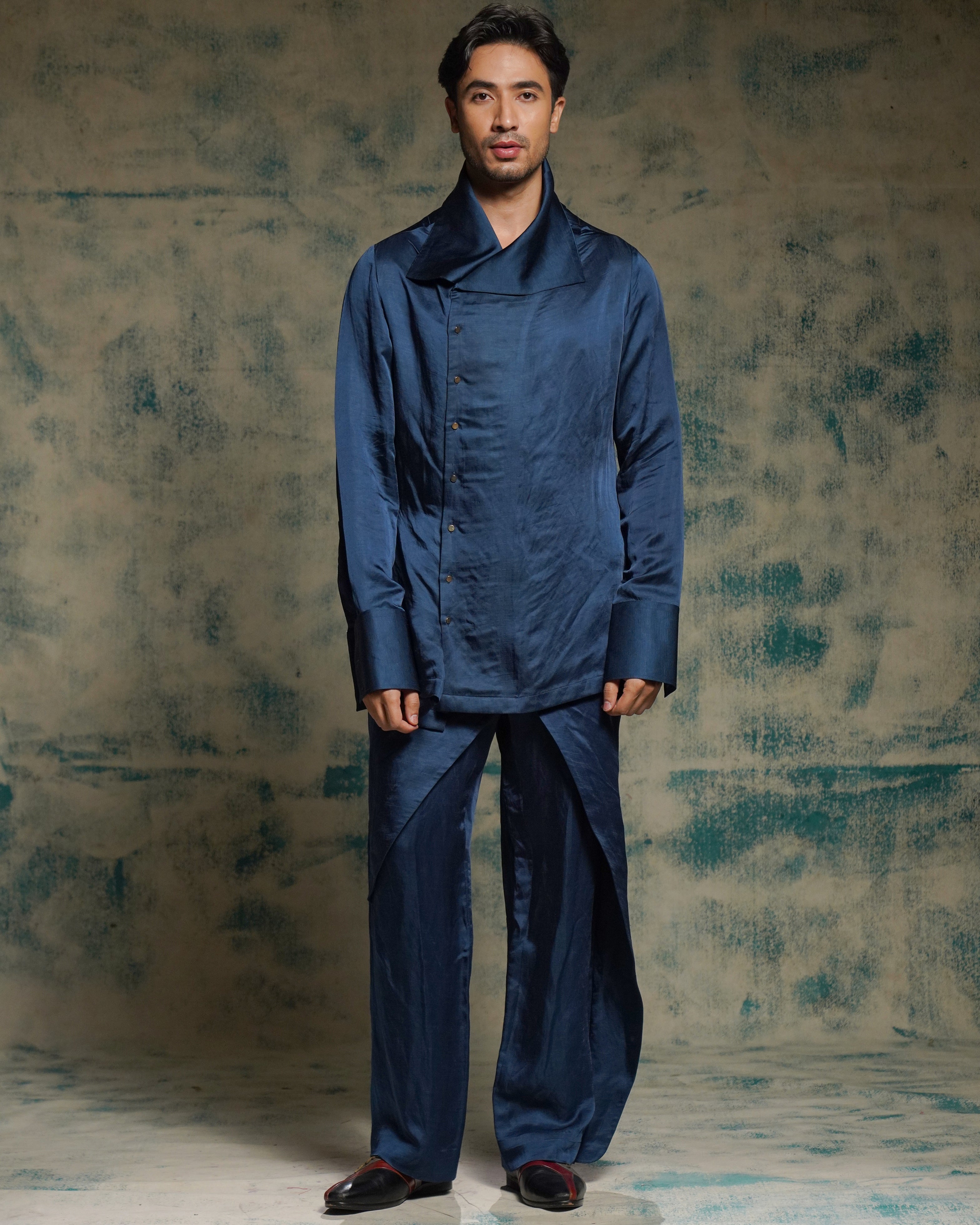 Multicolored Sequined Short Jacket Set