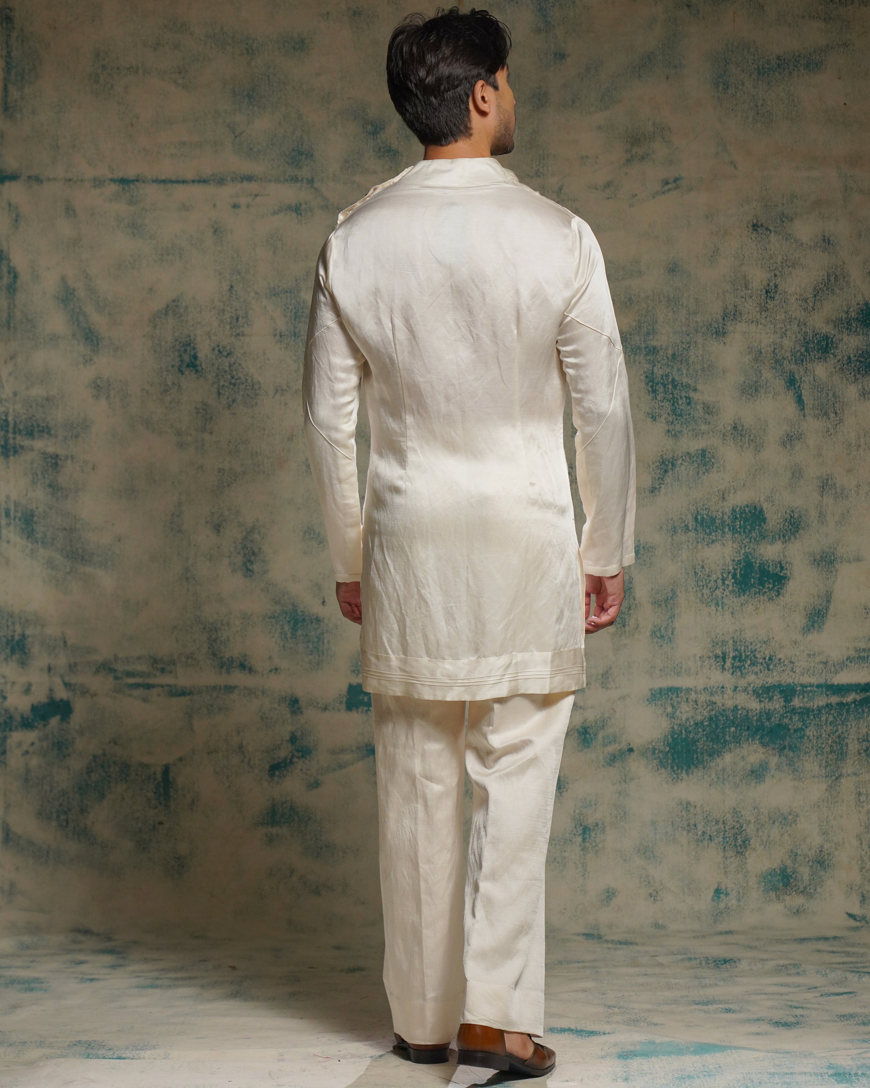 Classic Cowl Neck Kurta Set