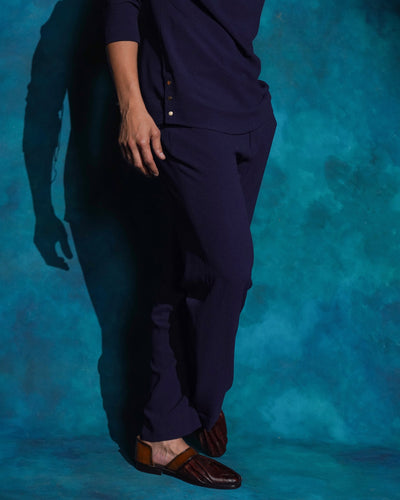 Midnight Blue Cowl
Kurta Set