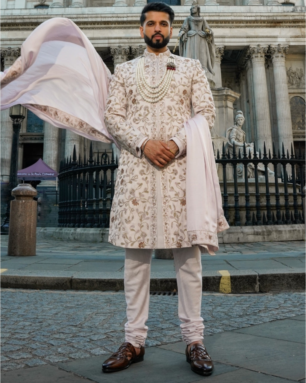 Lilac Blush Sherwani