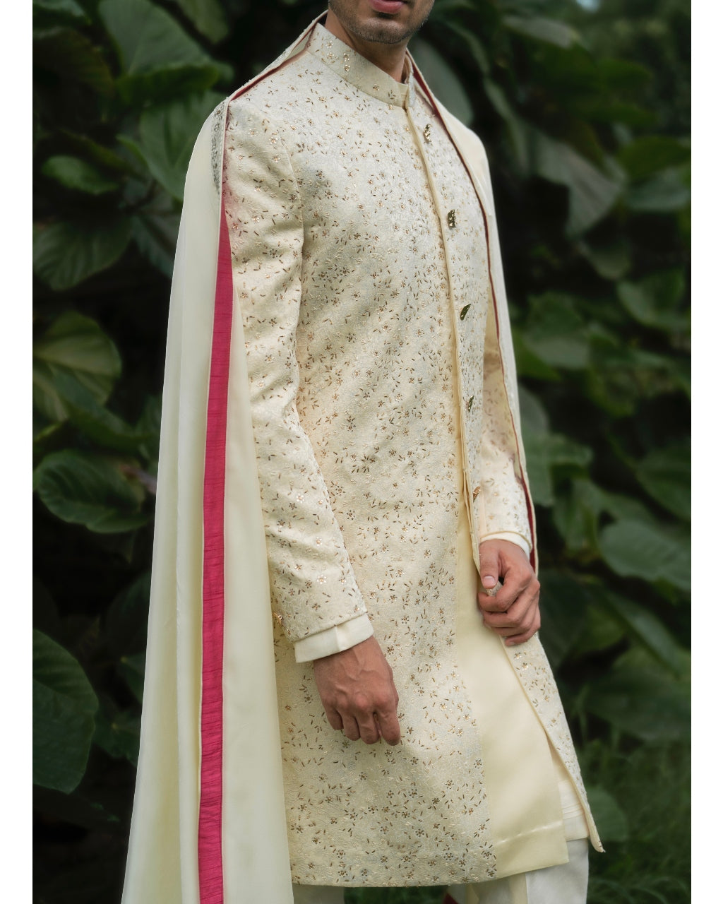Butter Yellow Sherwani