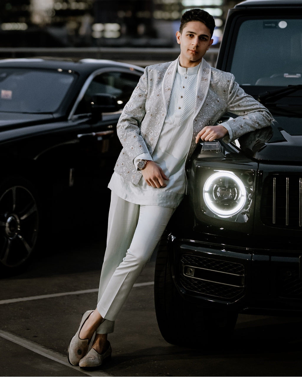 Iris Bloom Short Jacket Set