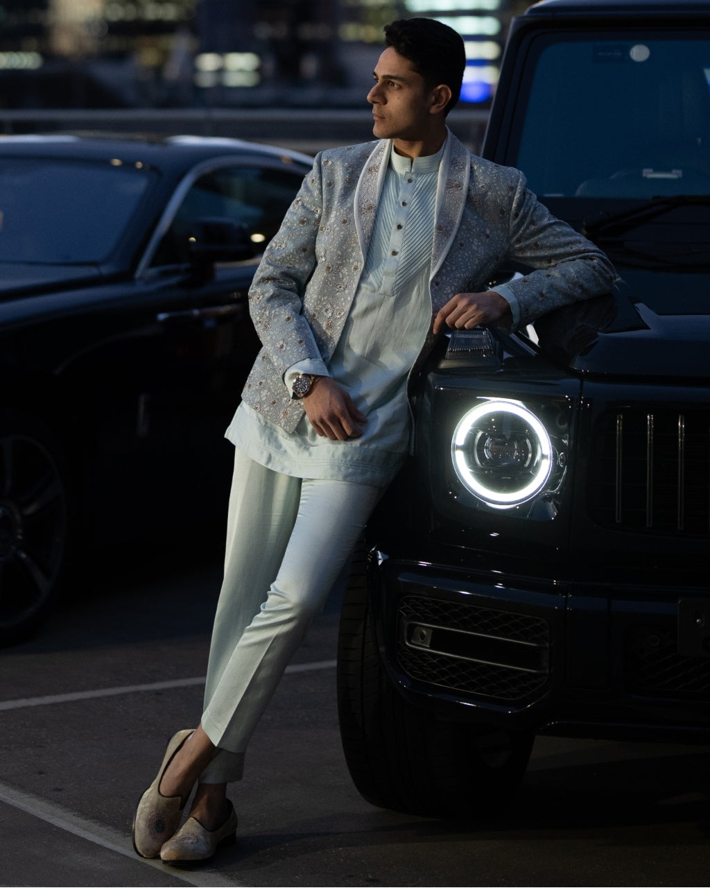 Iris Bloom Short Jacket Set