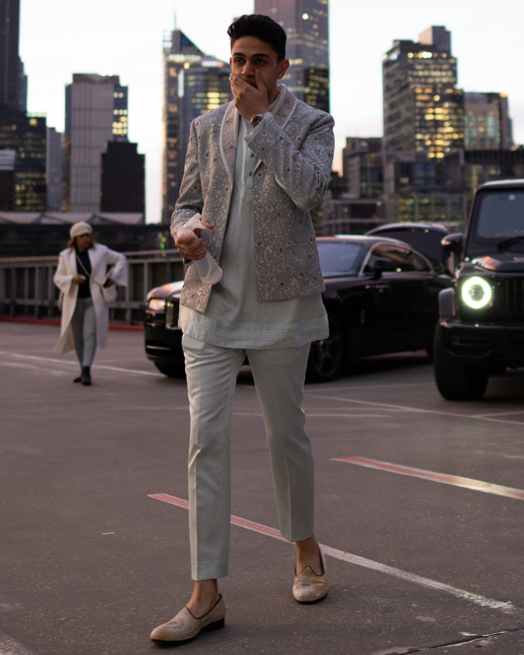 Iris Bloom Short Jacket Set