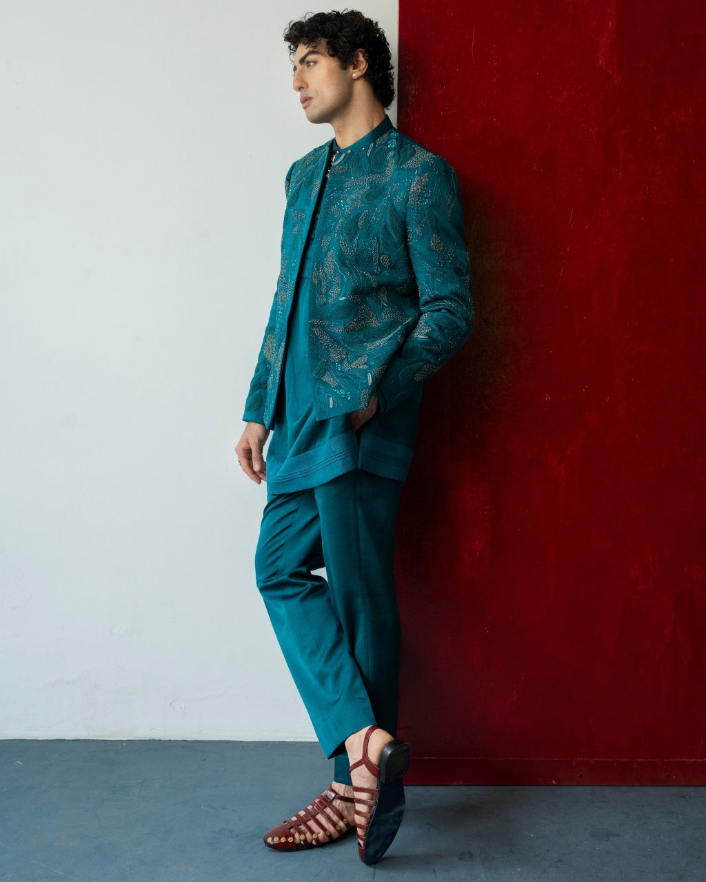 Jade Tamarisk Short Jacket Set